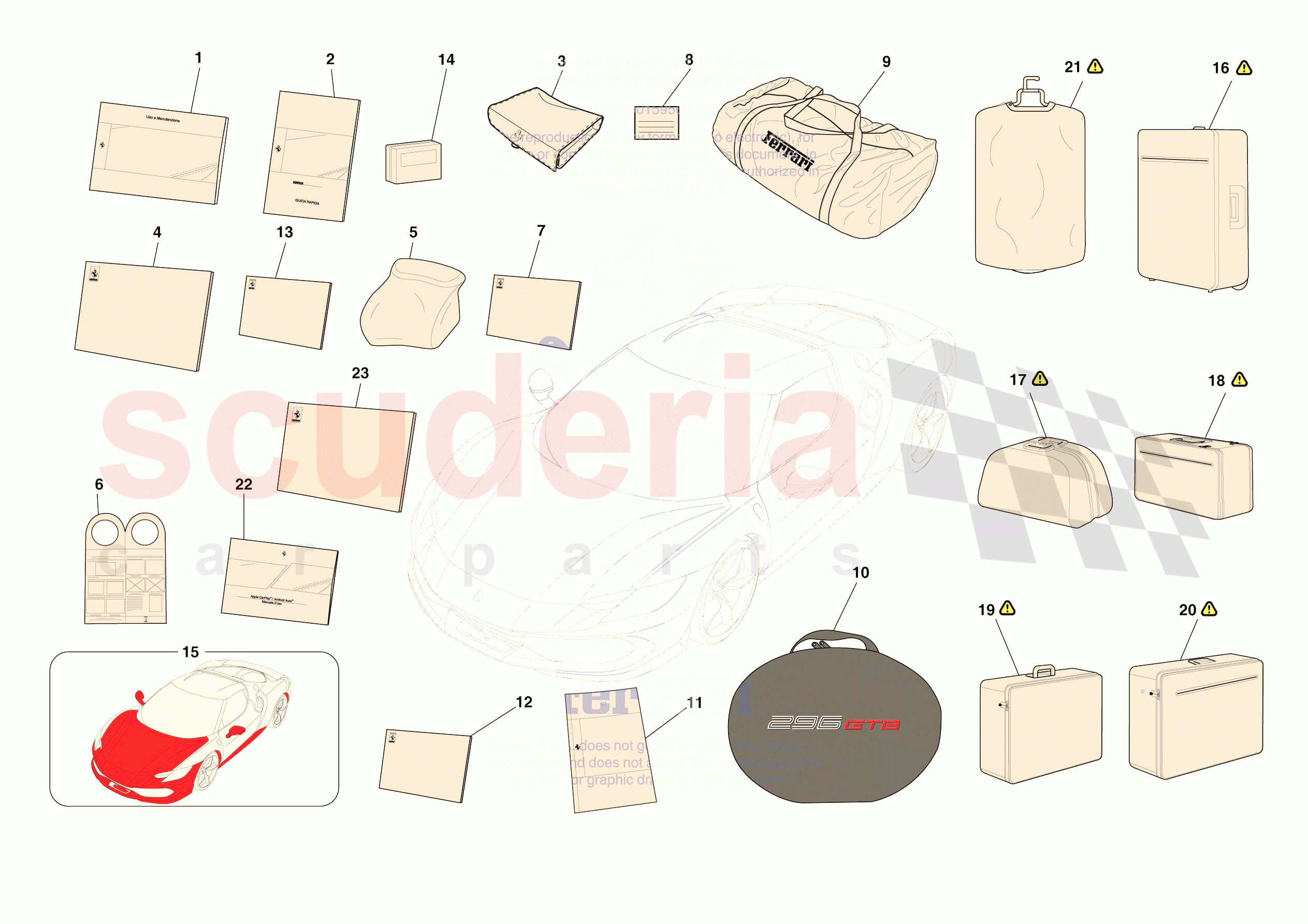 OTHER ACCESSORIES of Ferrari Ferrari 296 GTB USA