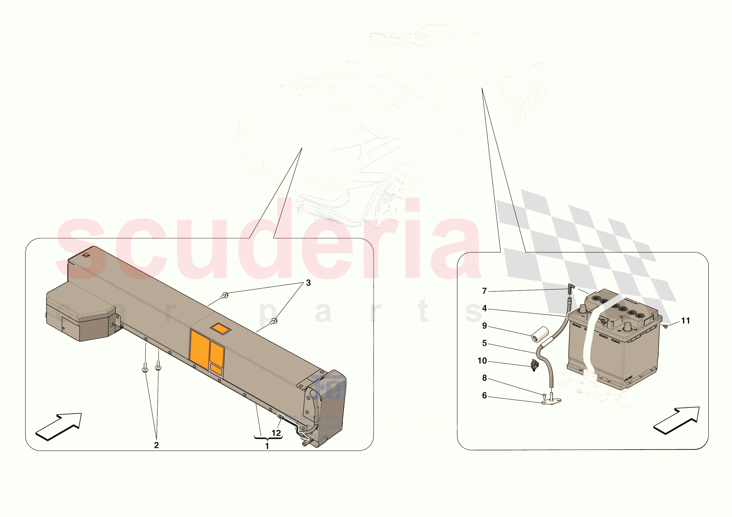 BATTERIES of Ferrari Ferrari 296 GTS Europe