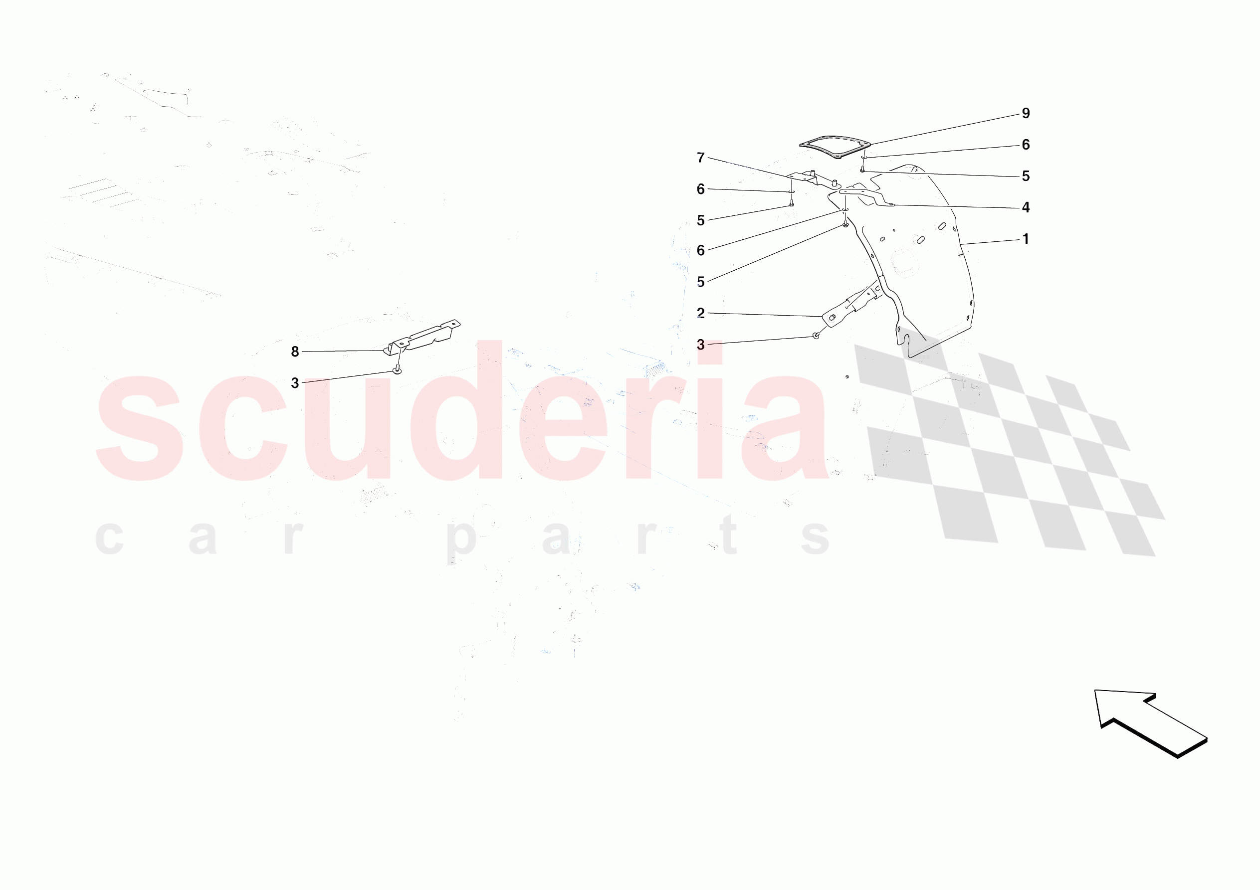 REAR AIR INTAKES of Ferrari Ferrari 812 Competizione A Europe