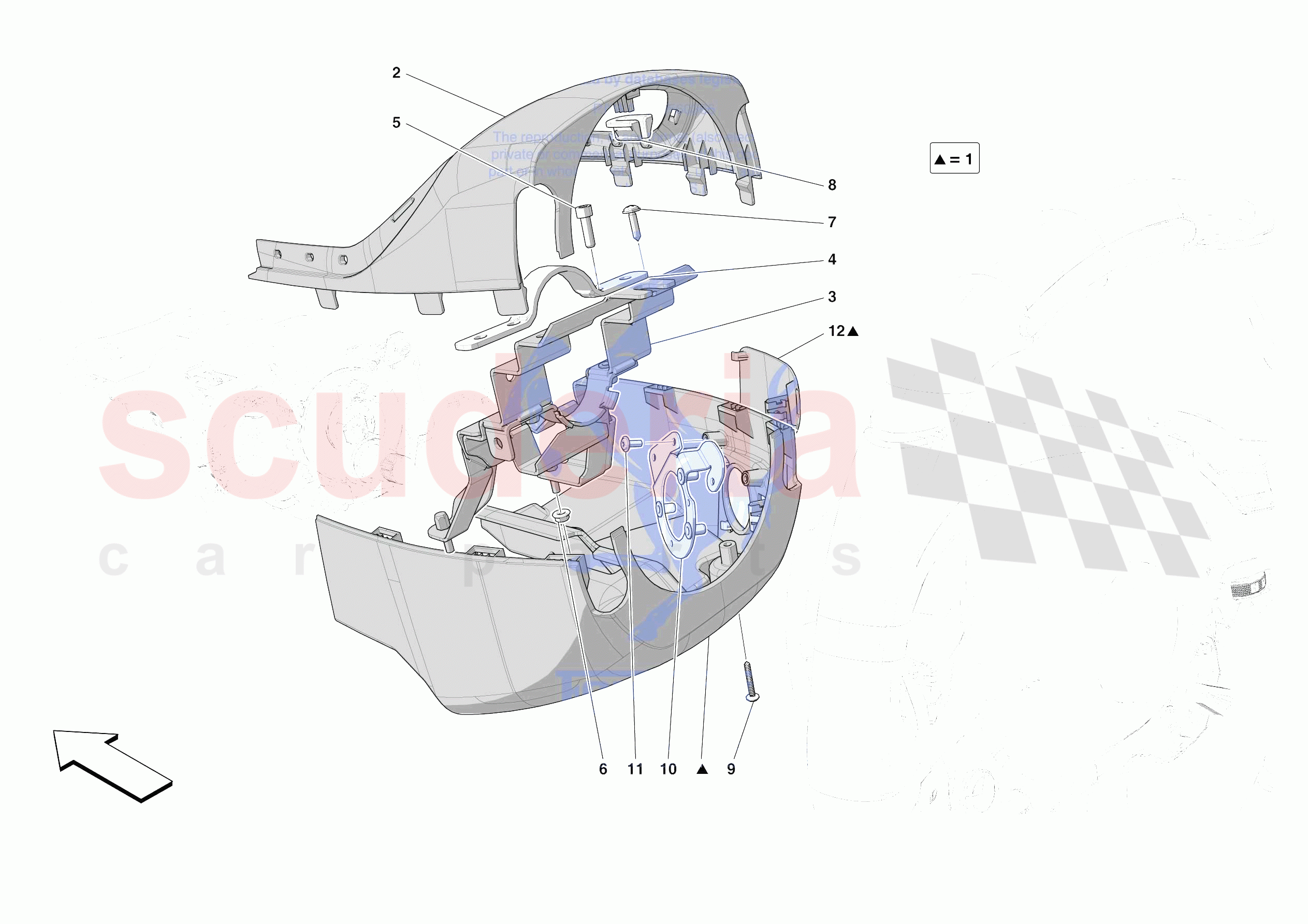 OTHER INTERIOR TRIM ELEMENTS of Ferrari Ferrari 812 Competizione A Europe RH