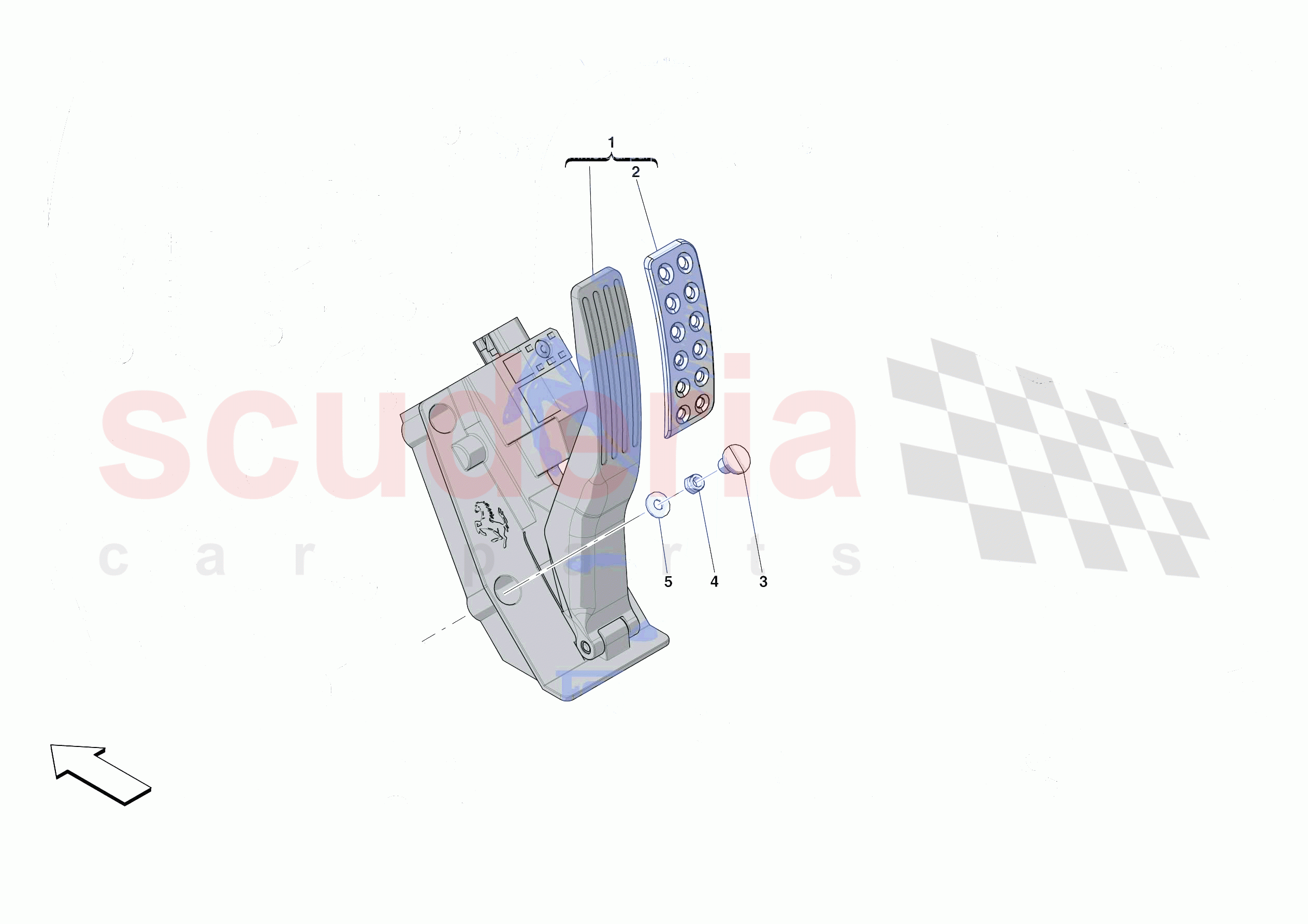 ACCELERATOR CONTROL of Ferrari Ferrari 812 Competizione A USA