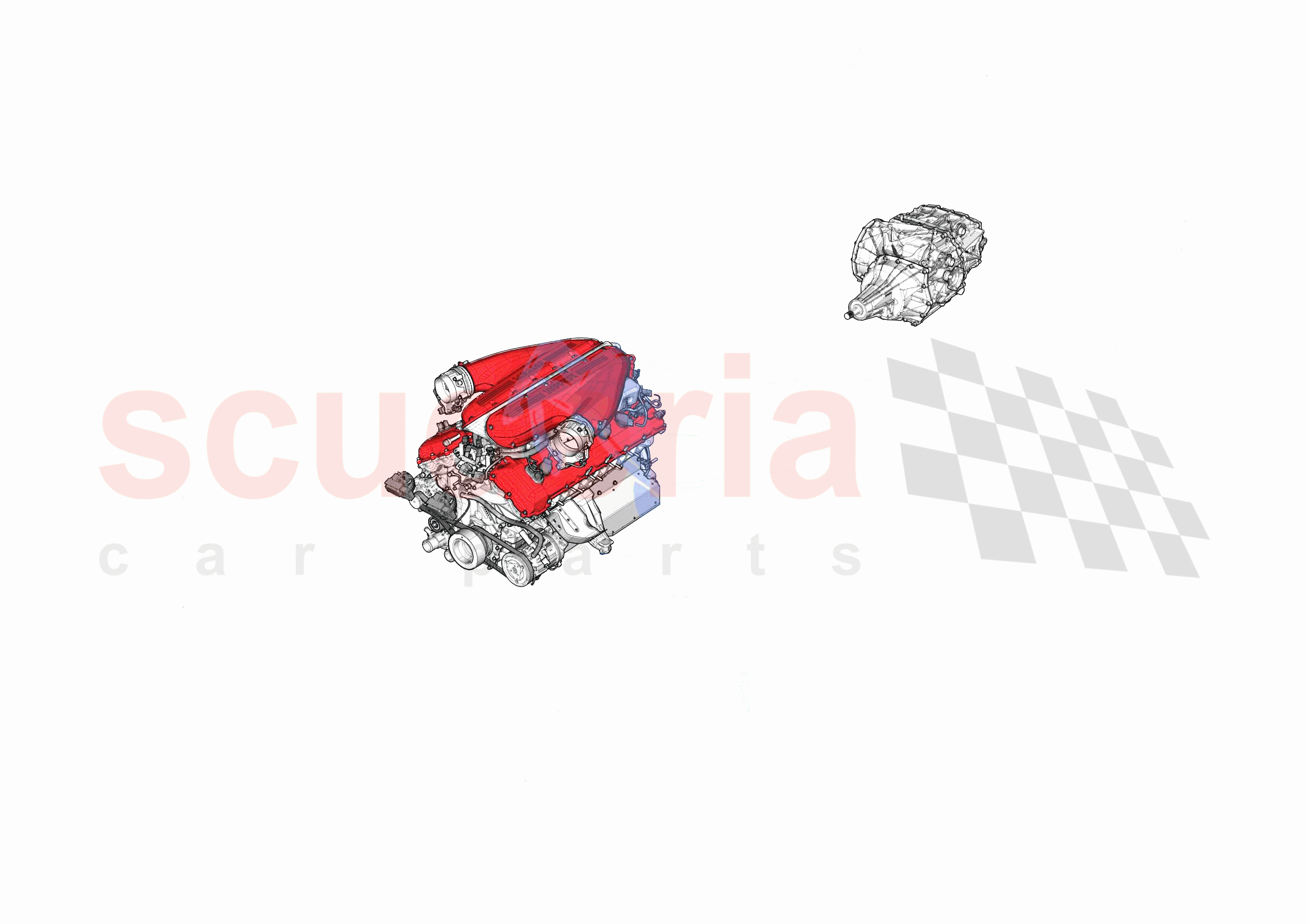 SPARE ASSEMBLY UNITS of Ferrari Ferrari 812 Competizione Europe