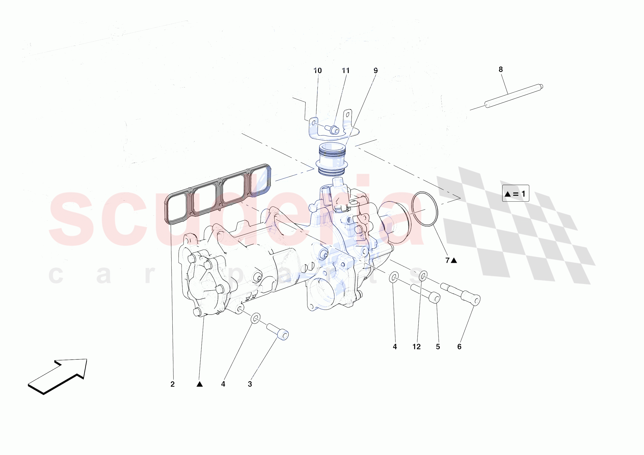 ENGINE OIL PUMP of Ferrari Ferrari 812 Competizione Europe RH