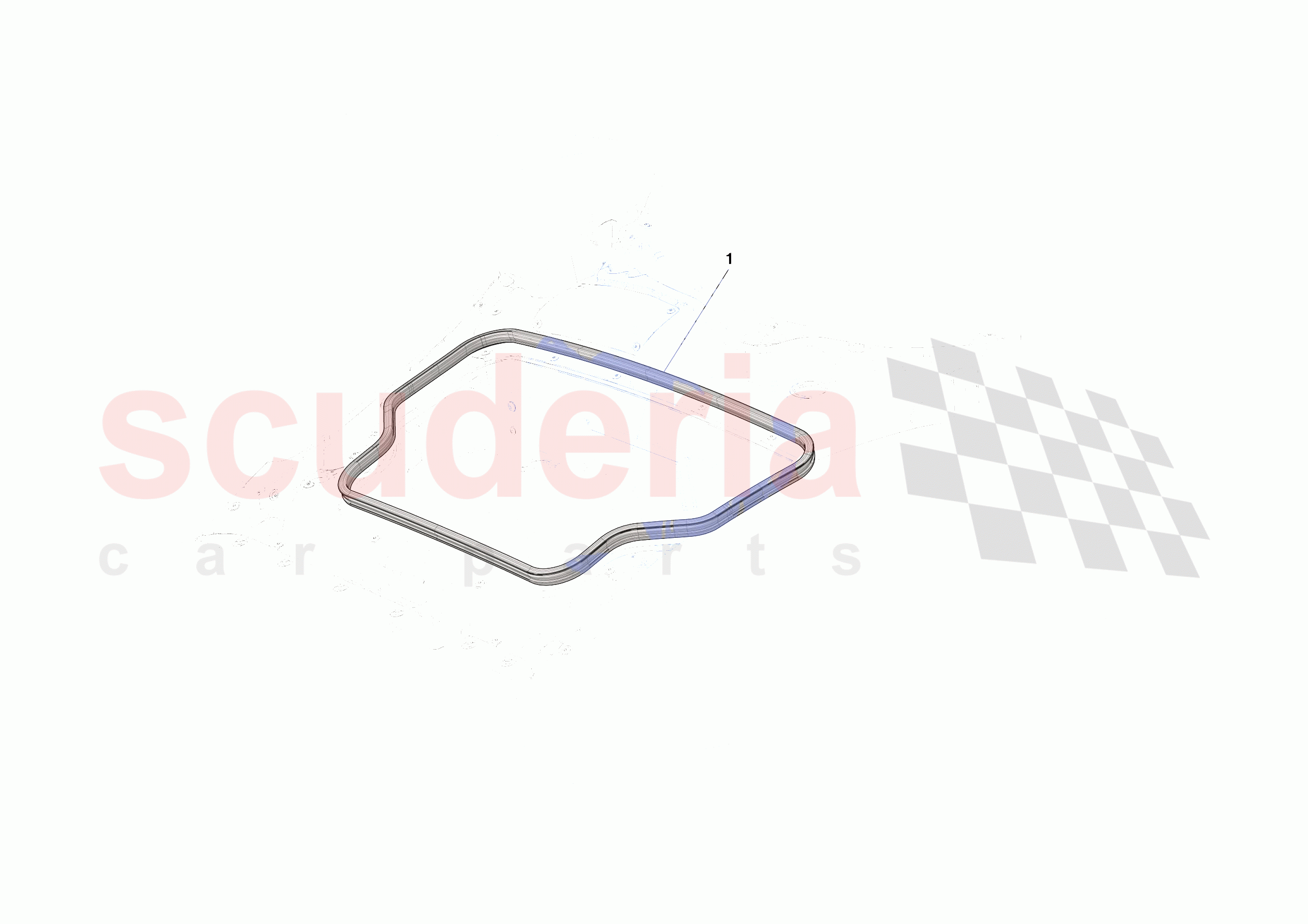 FRONT LID SEALS of Ferrari Ferrari Daytona SP3 Europe