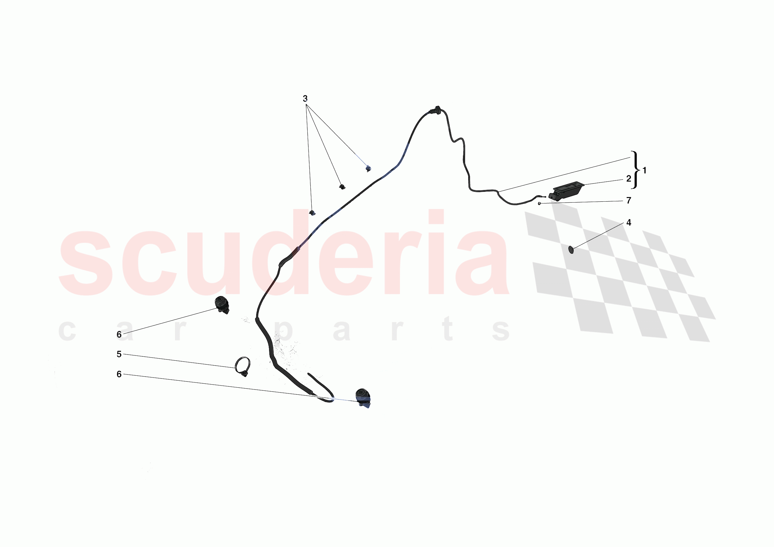 REAR LID OPENING MECHANISM of Ferrari Ferrari F8 Spider Europe RH