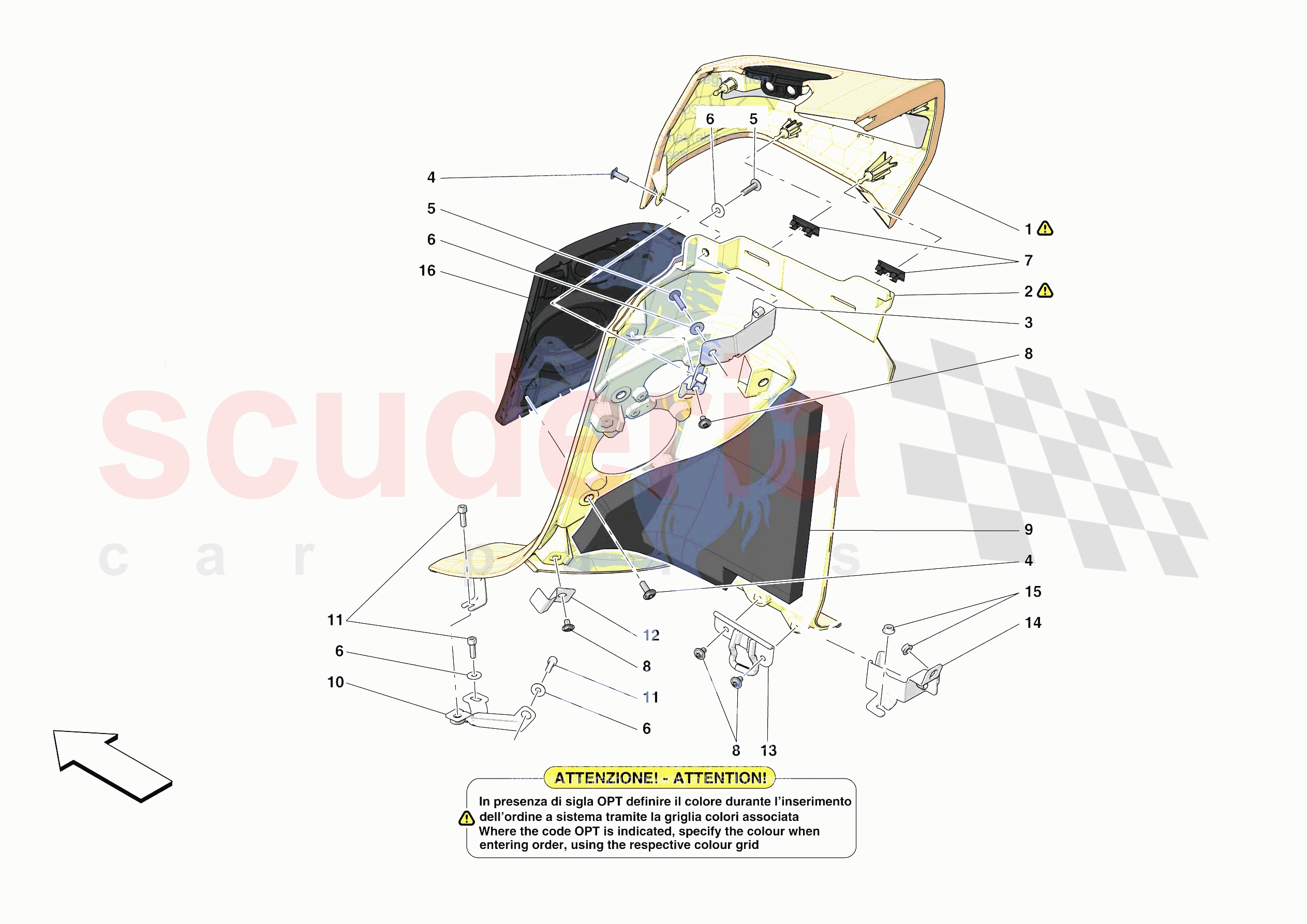 OTHER INTERIOR TRIM ELEMENTS of Ferrari Ferrari F8 Tributo USA