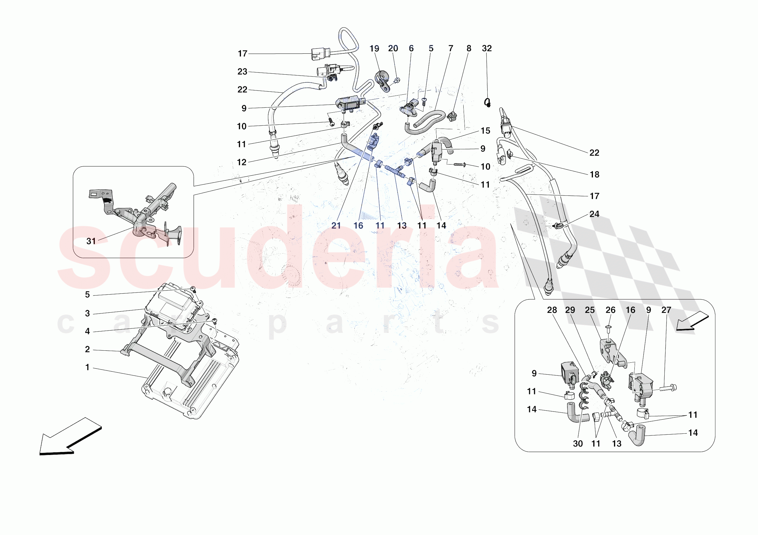 ENGINE INJECTION CONTROL of Ferrari Ferrari Portofino M Europe RH