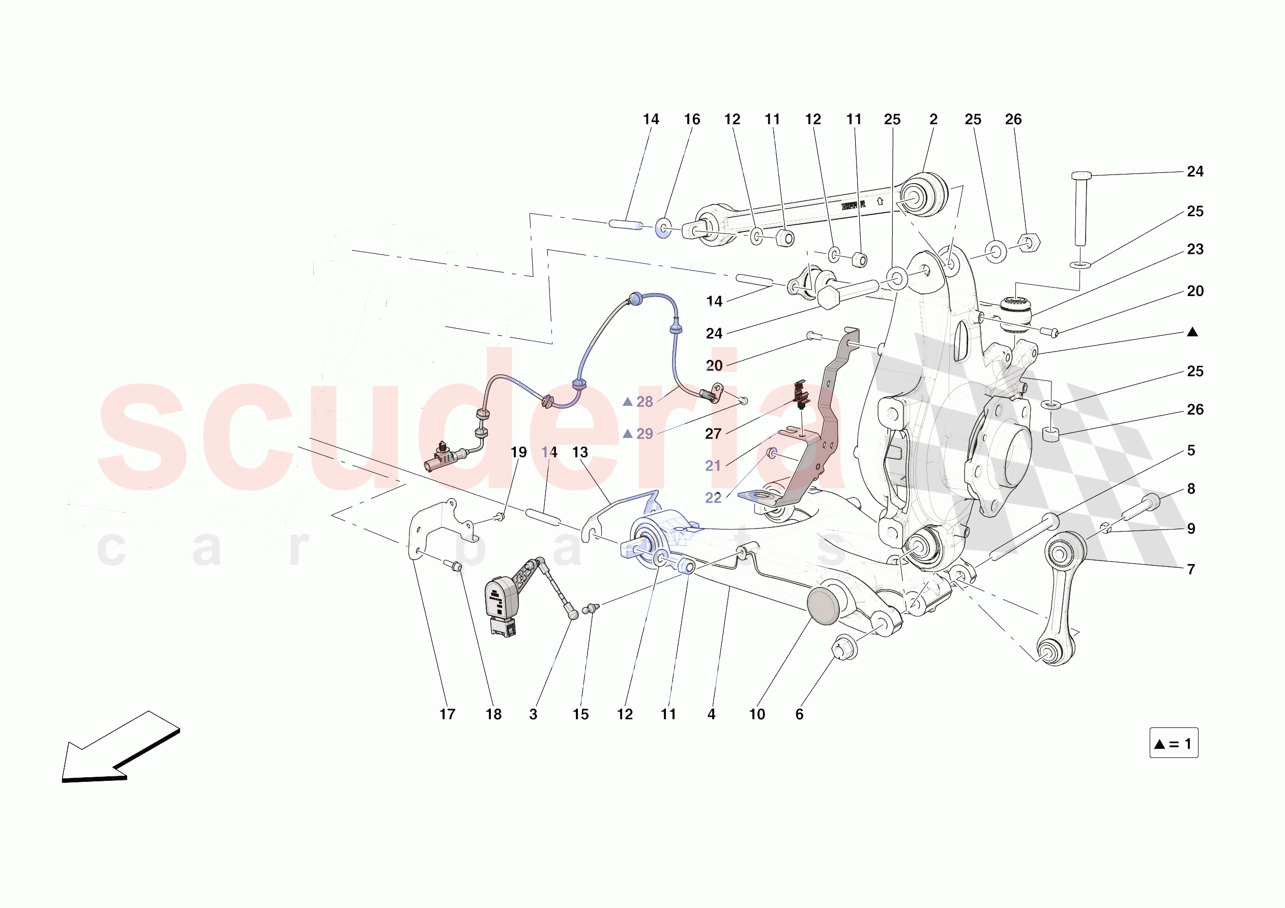 REAR SUSPENSION - ARMS of Ferrari Ferrari Portofino M USA