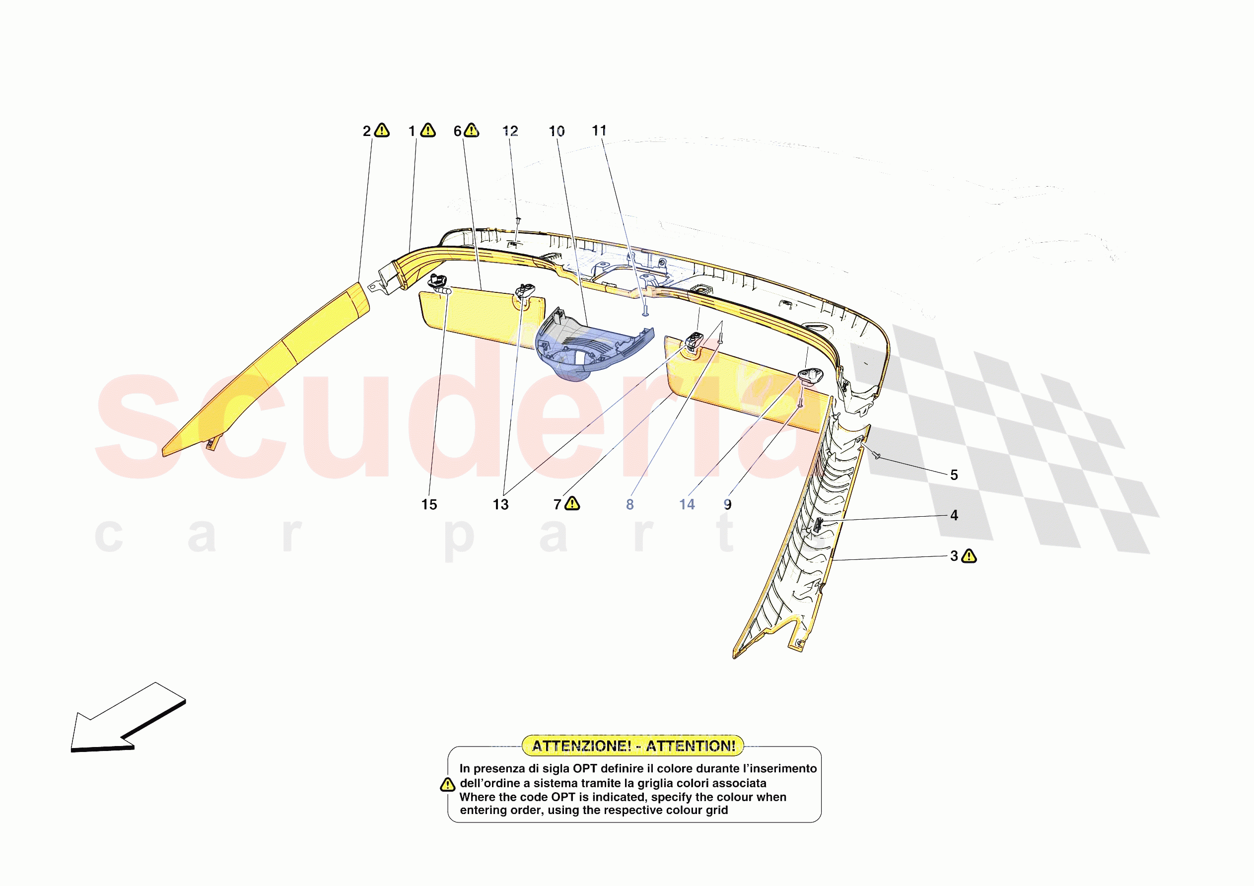 INNER TRIM (ABOVE BELTLINE) of Ferrari Ferrari Portofino M USA