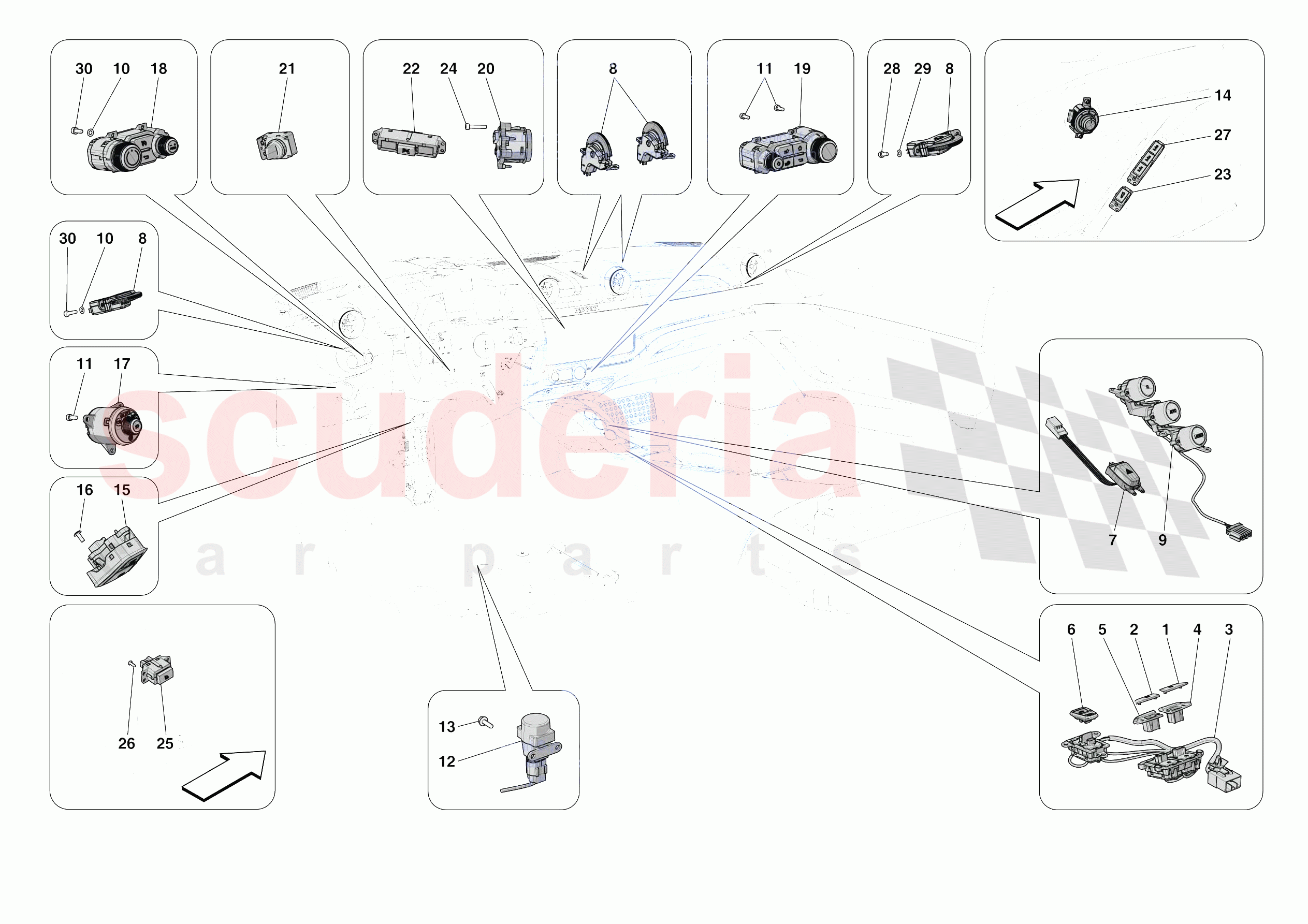OTHER ELECTRICAL CONTROLS of Ferrari Ferrari Portofino M USA