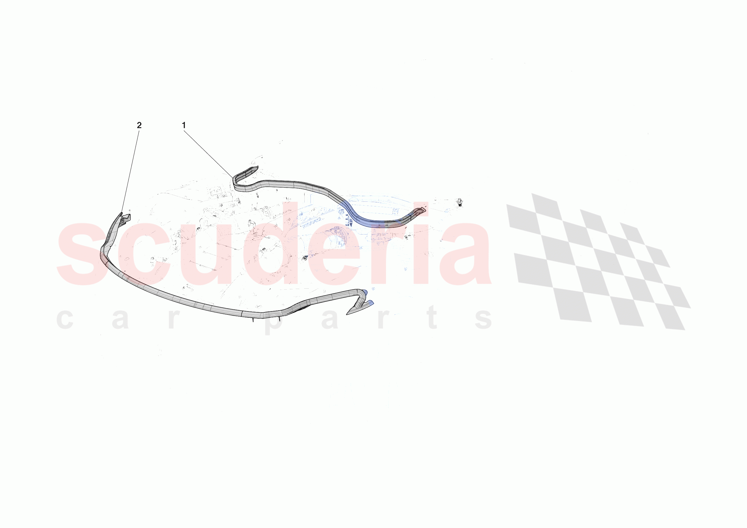 FRONT LID SEALS of Ferrari Ferrari Purosangue Europe
