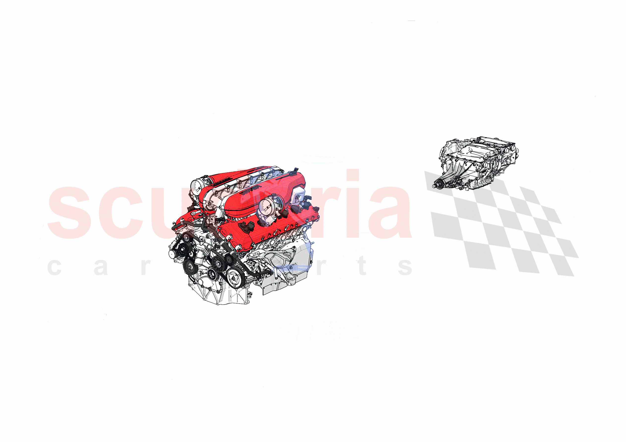 SPARE ASSEMBLY UNITS of Ferrari Ferrari Purosangue USA