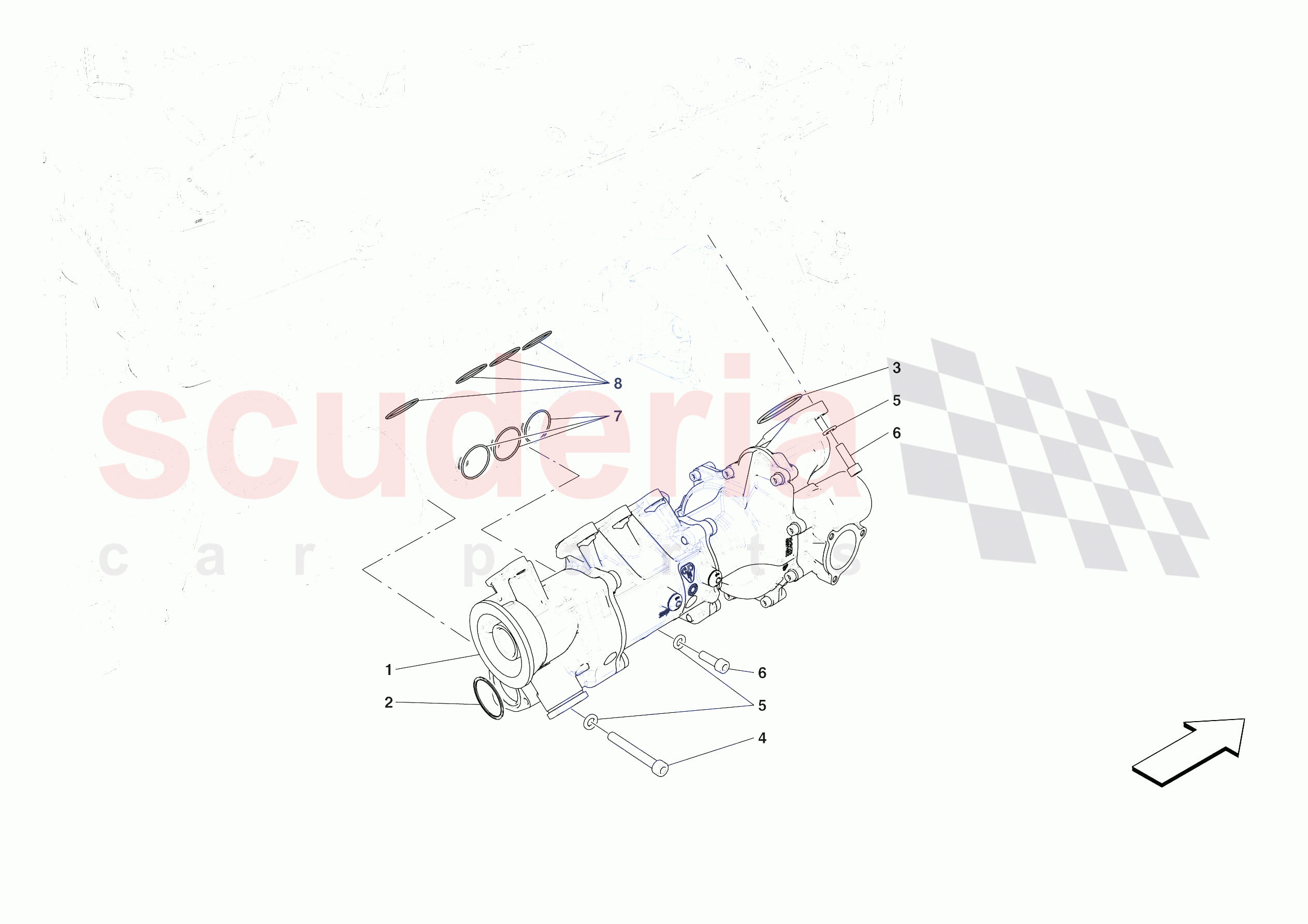 ENGINE OIL PUMP of Ferrari Ferrari Purosangue USA