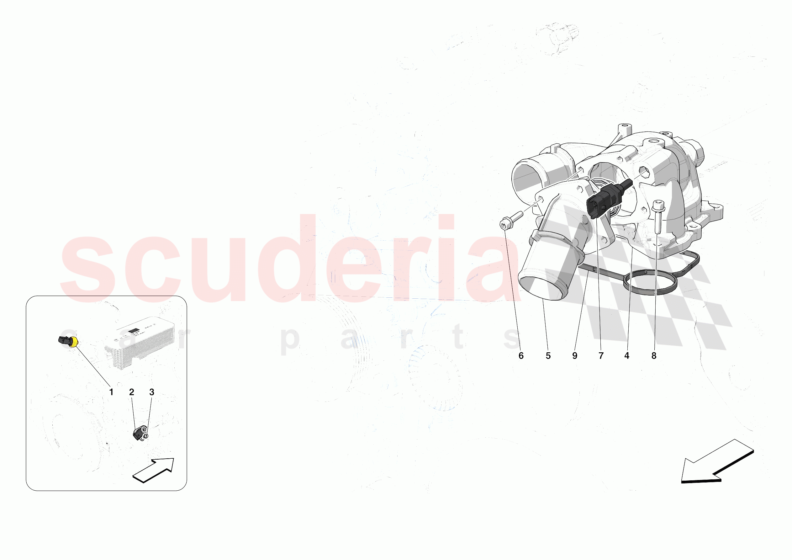 ENGINE TEMPERATURE AND PRESSURE REGULATORS of Ferrari Ferrari Roma Europe