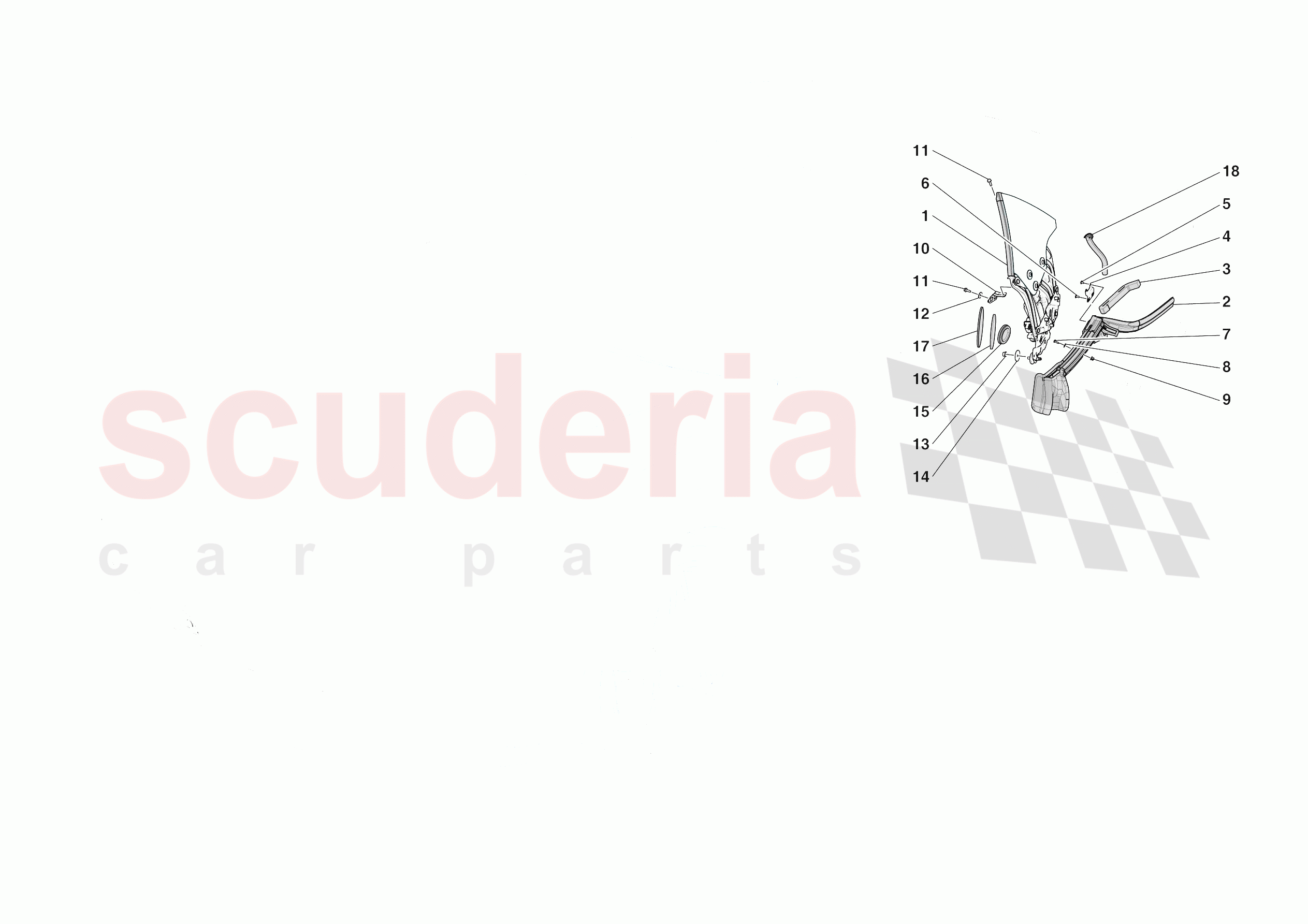 SIDE WINDOWS of Ferrari Ferrari Roma Spider Europe