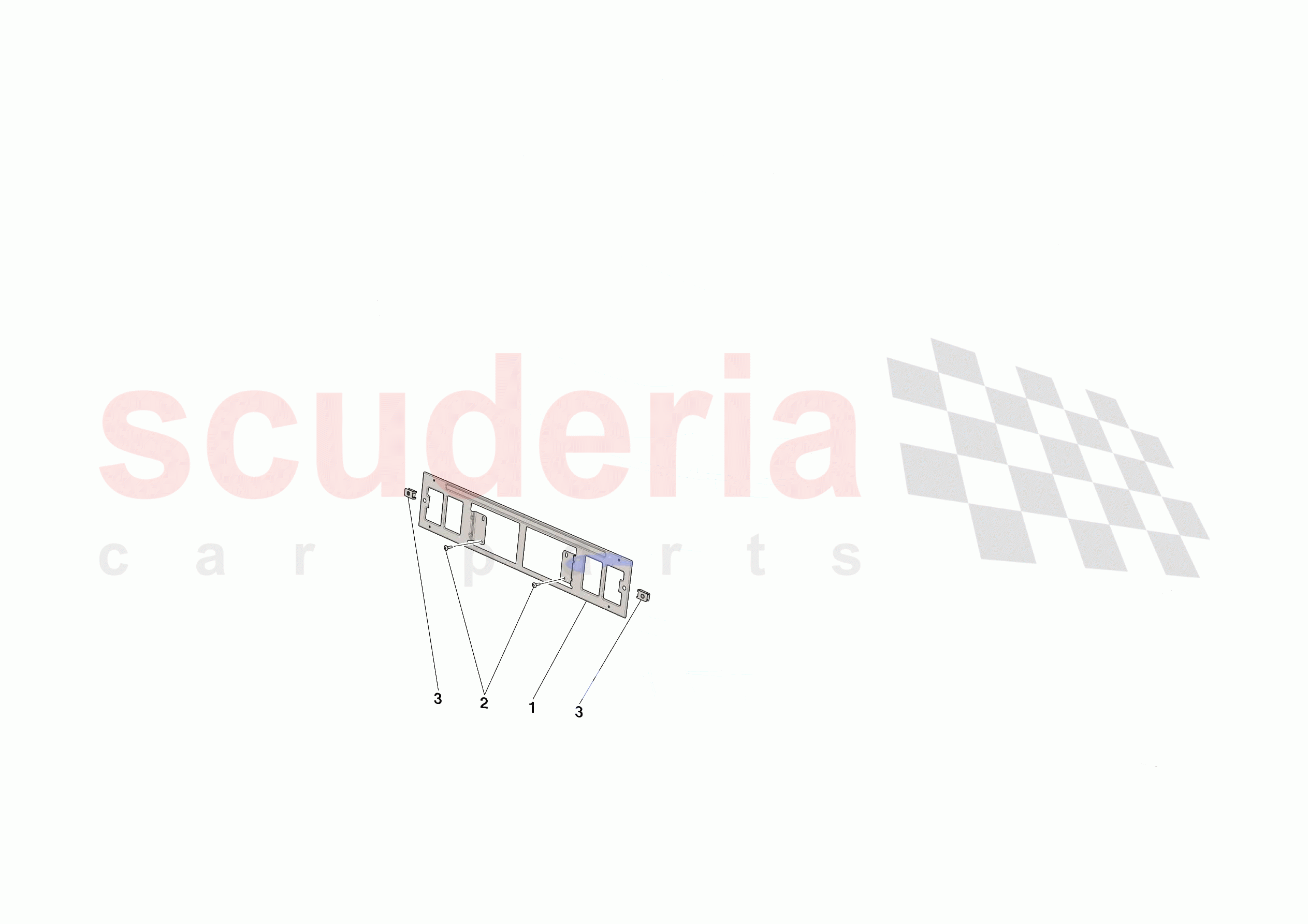 REAR LICENCE PLATE INSTALLATION of Ferrari Ferrari Roma Spider Europe