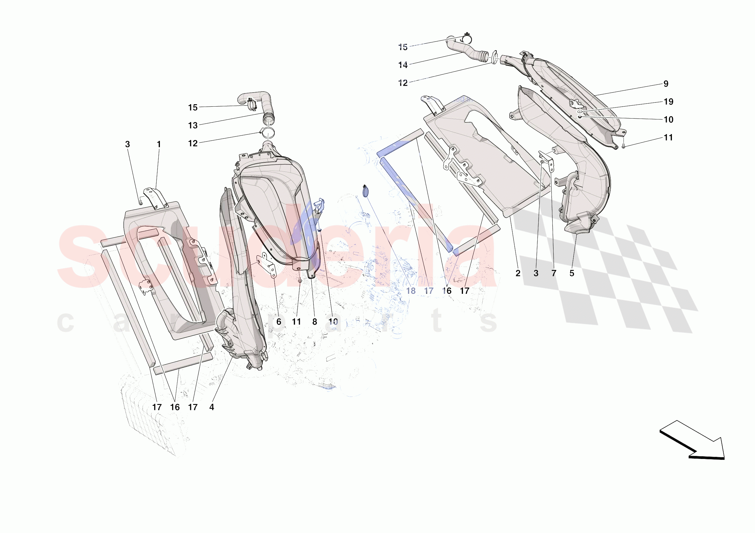 LATERAL AIR INTAKES of Ferrari Ferrari SF90 Spider Europe