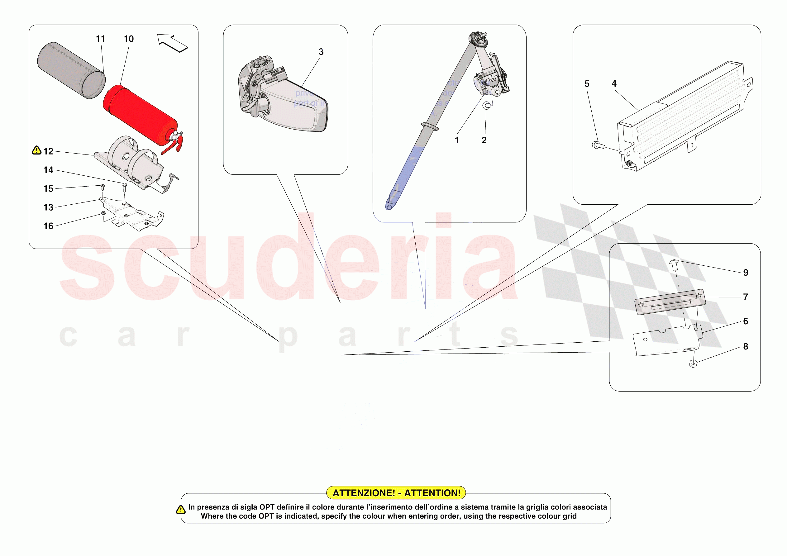 OTHER INTERIOR TRIM ACCESSORIES of Ferrari Ferrari SF90 Spider Europe RH