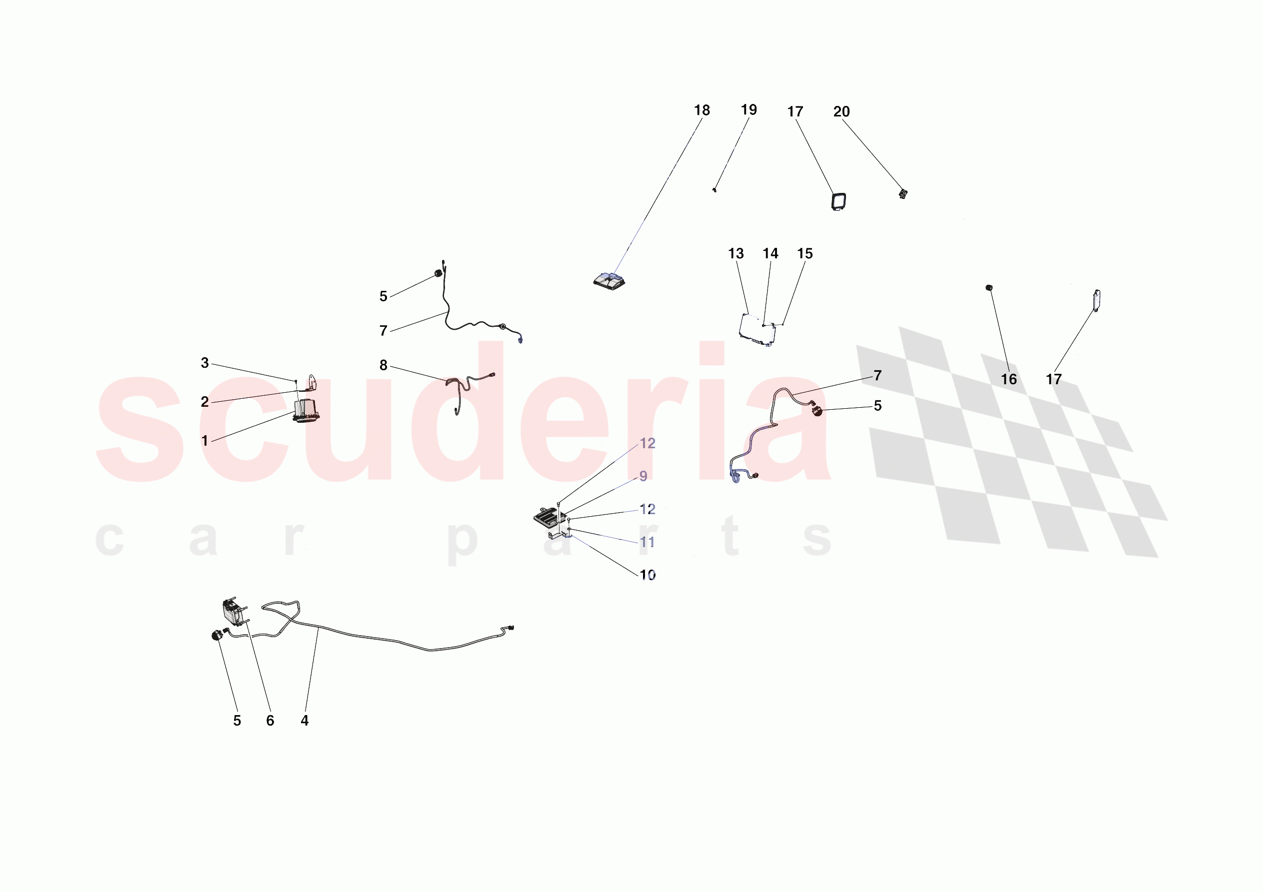 ADAS AND SENSORS of Ferrari Ferrari SF90 Spider USA
