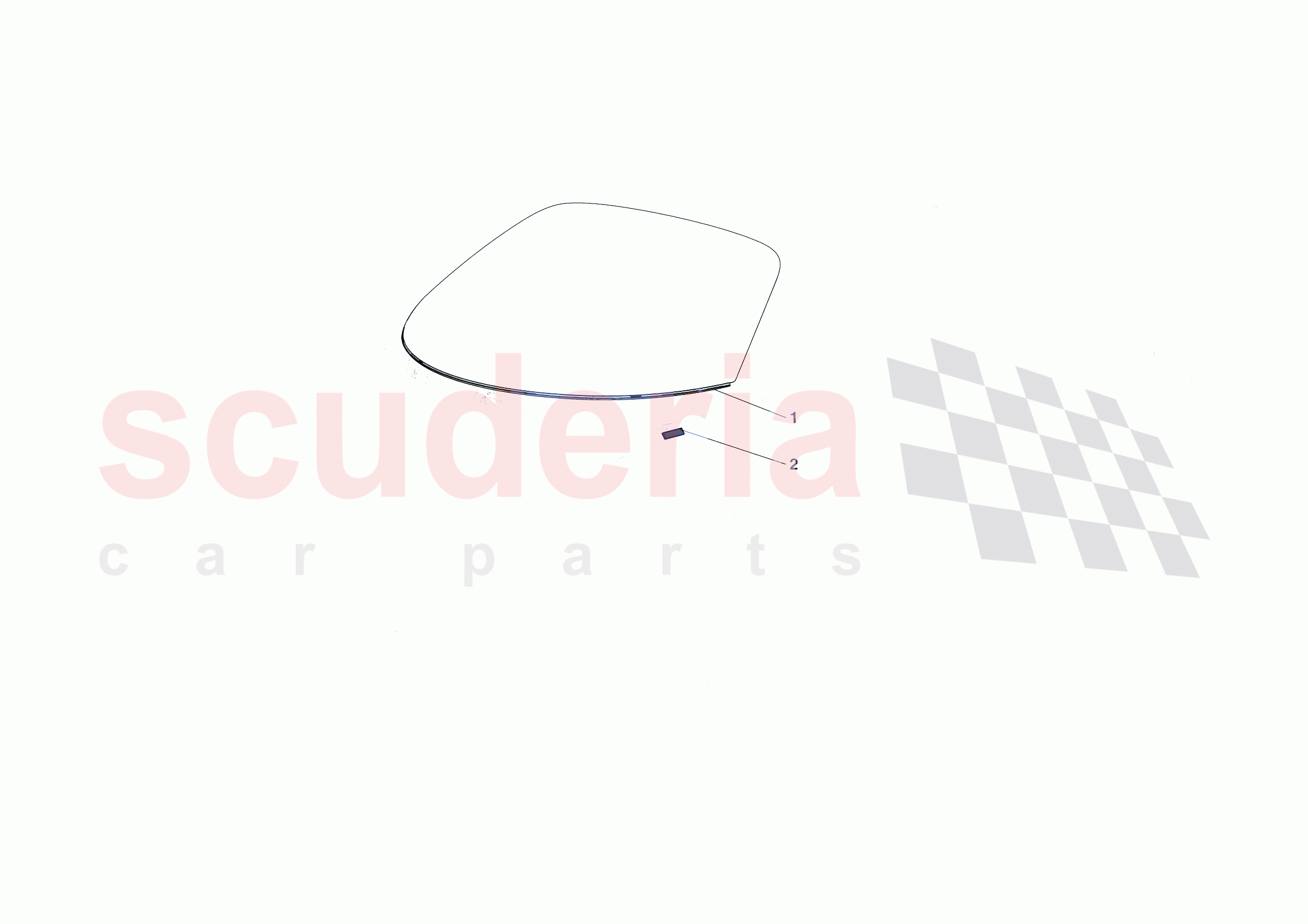 WINDSCREEN of Ferrari Ferrari SF90 Stradale Europe