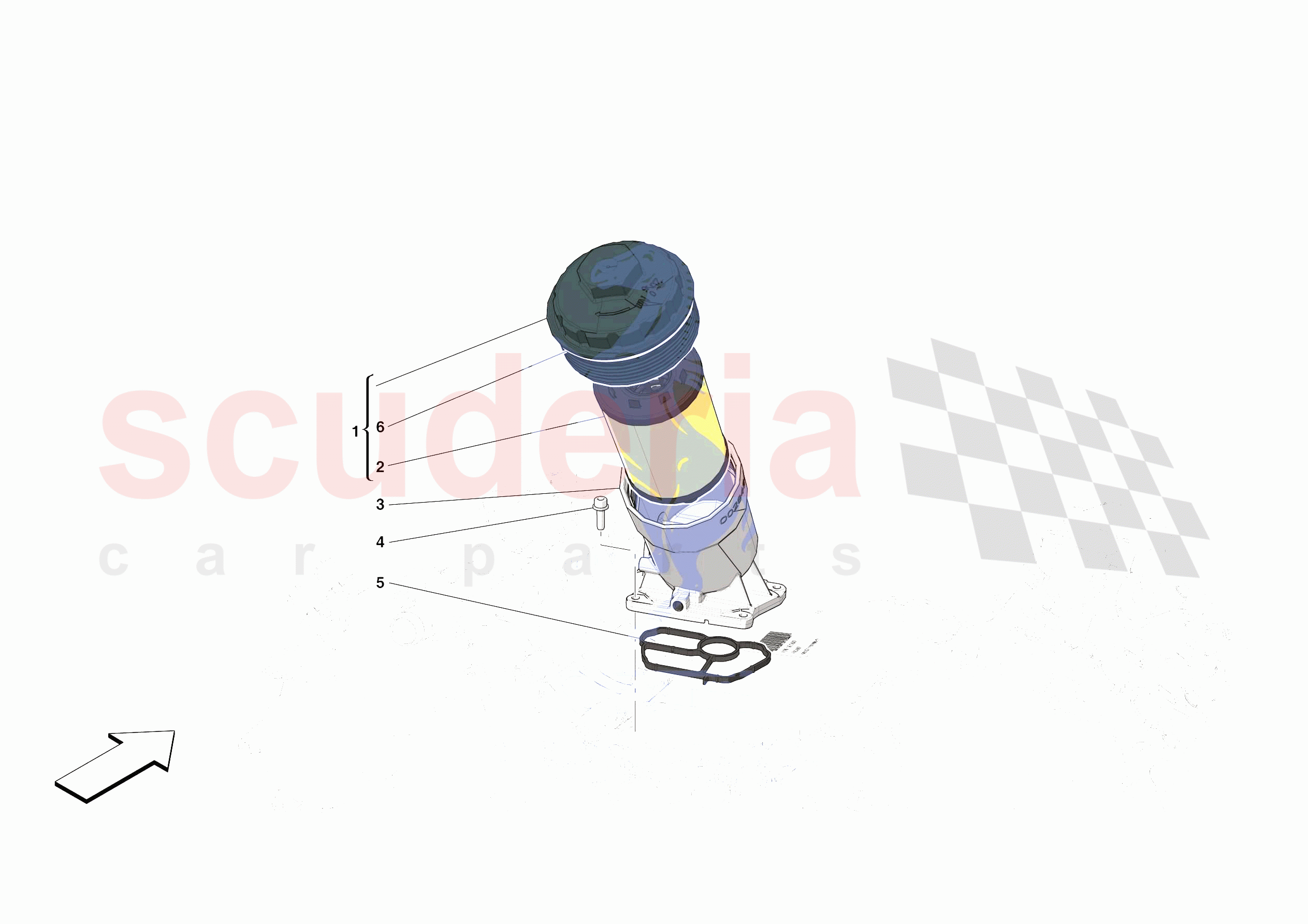 LUBRICATION FILTERS of Ferrari Ferrari SF90 Stradale USA