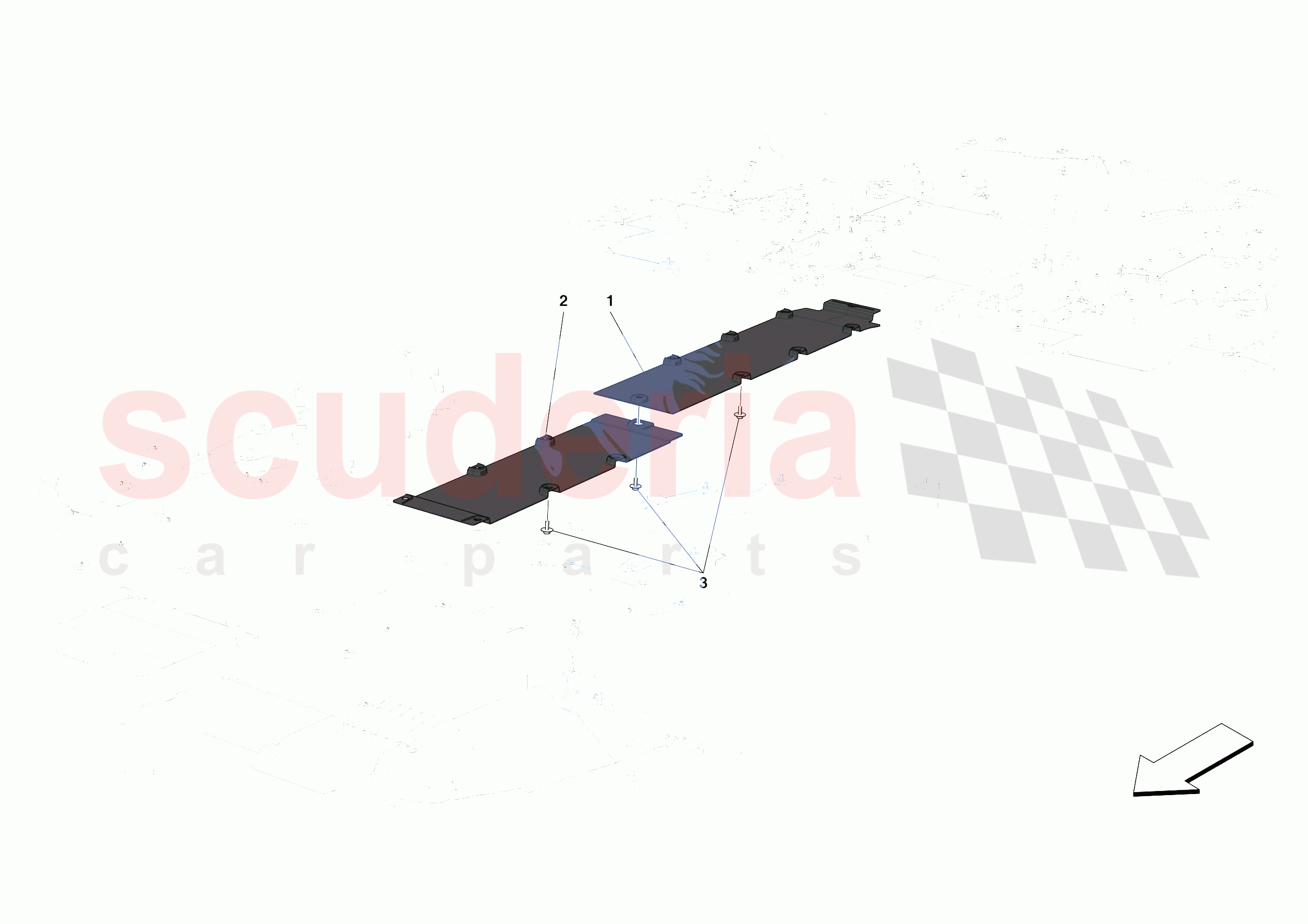 CENTRE SHIELDS of Ferrari Ferrari SF90 Stradale USA