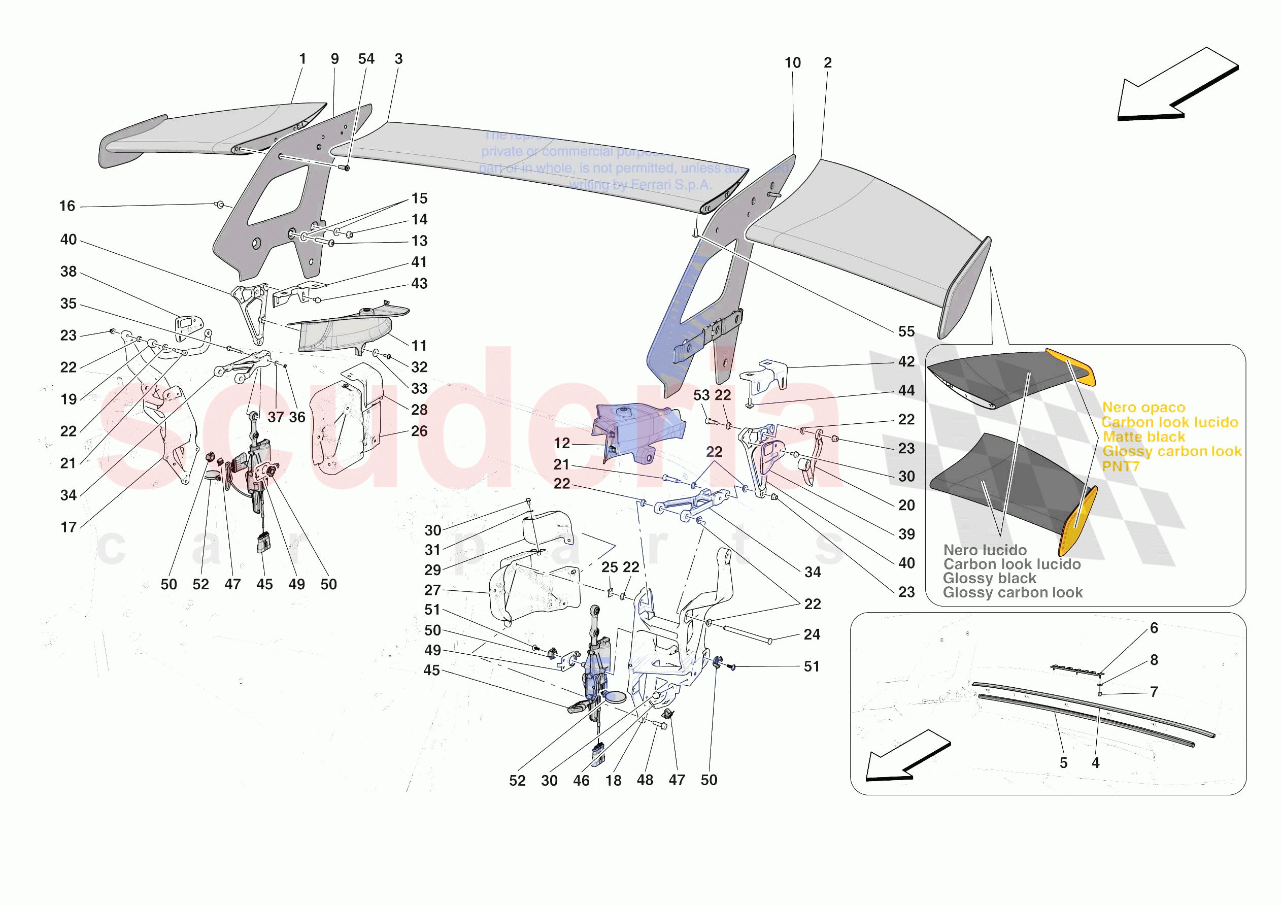 REAR ACTIVE AERO of Ferrari Ferrari SF90 XX Spider Europe