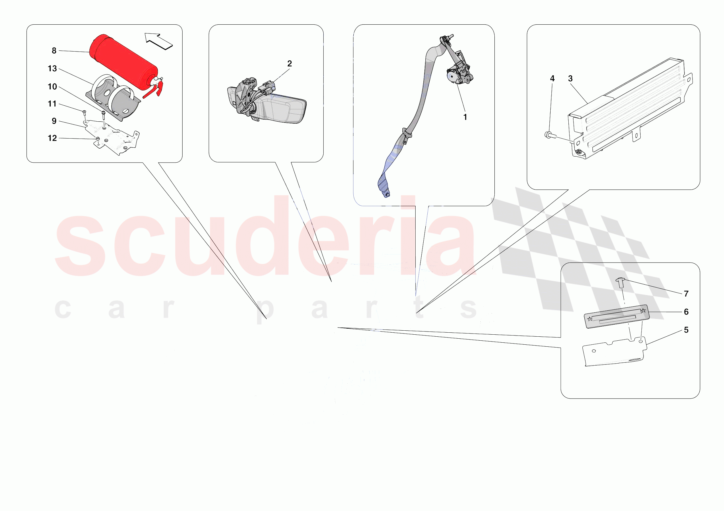 OTHER INTERIOR TRIM ACCESSORIES of Ferrari Ferrari SF90 XX Spider Europe