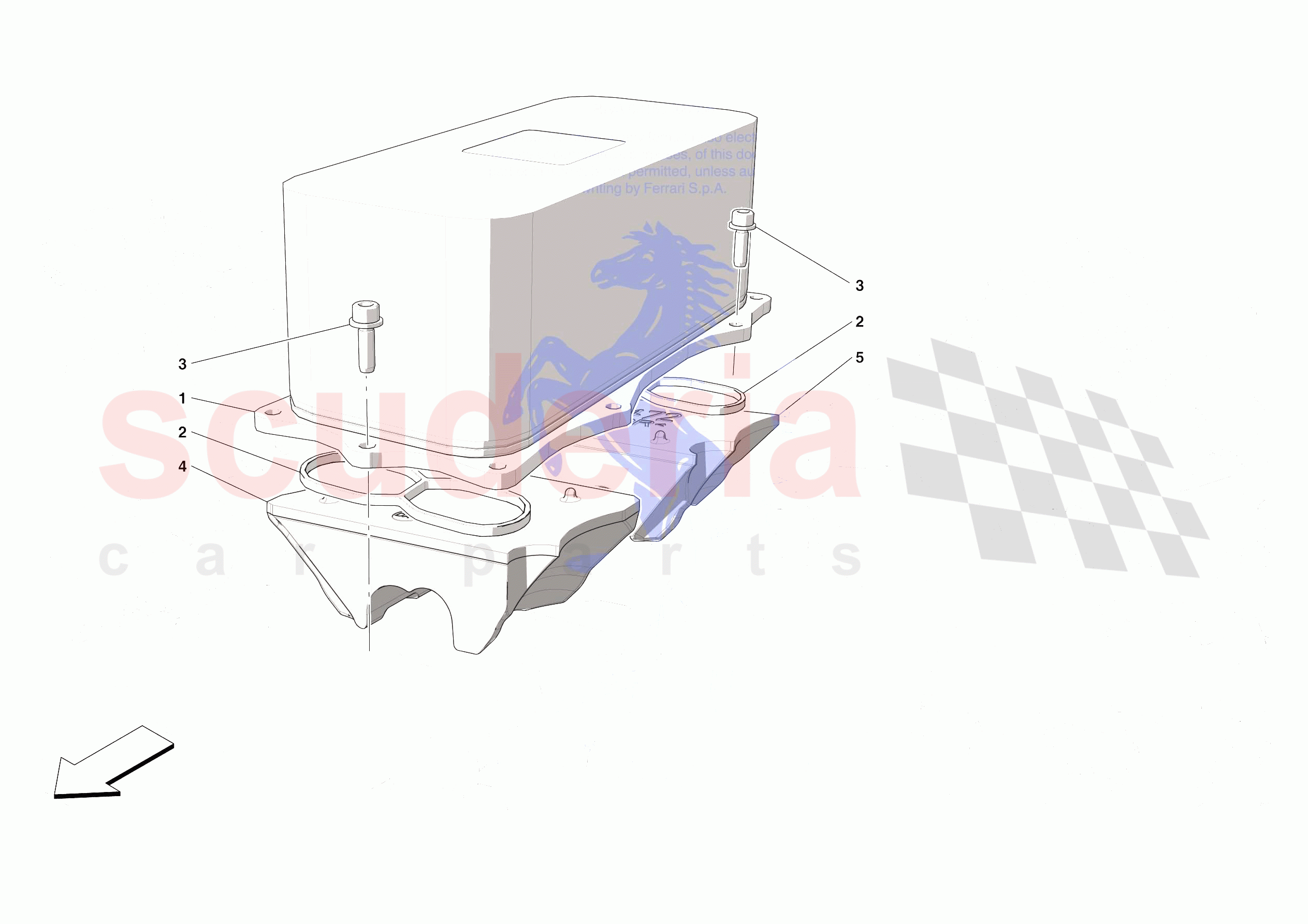 ENGINE HEAT EXCHANGER of Ferrari Ferrari SF90 XX Spider USA