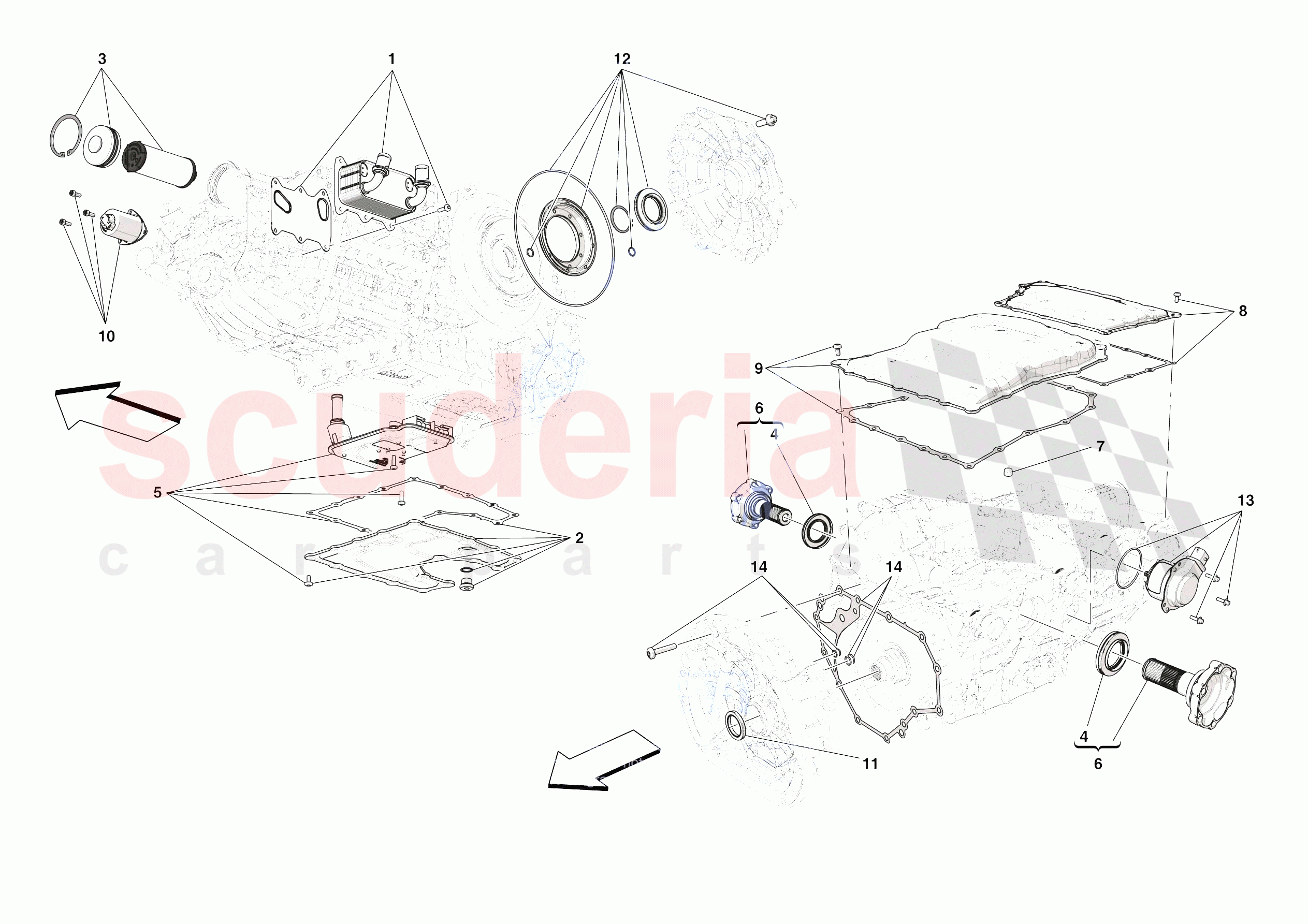 GEARBOX REPAIR KIT of Ferrari Ferrari SF90 XX Stradale Europe
