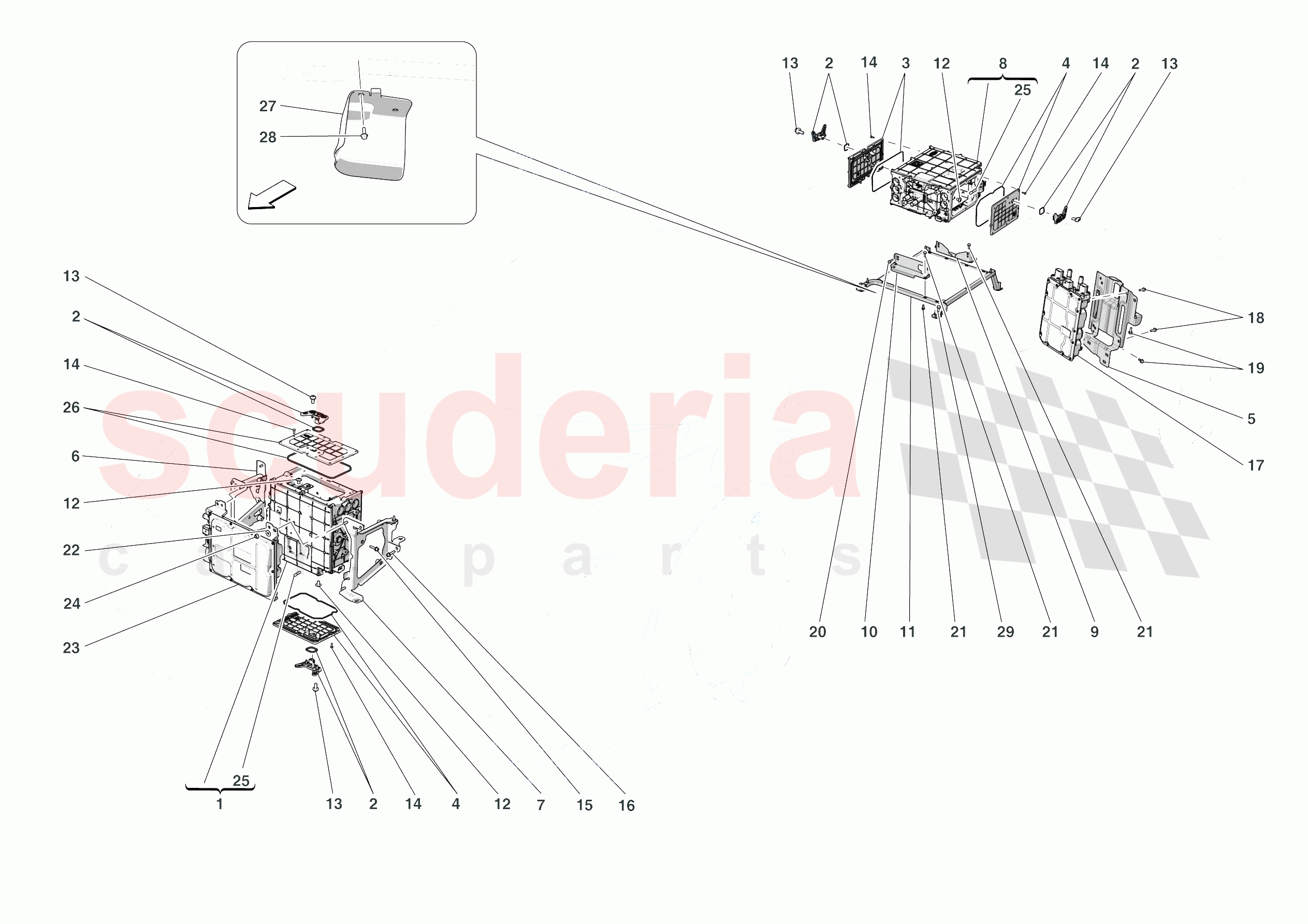 POWER ELECTRONICS of Ferrari Ferrari SF90 XX Stradale Europe