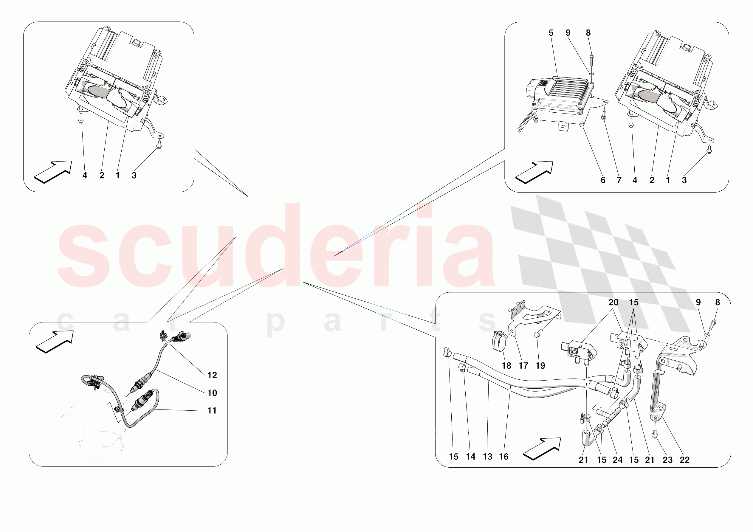 ENGINE INJECTION CONTROL of Ferrari Ferrari SF90 XX Stradale Europe RH