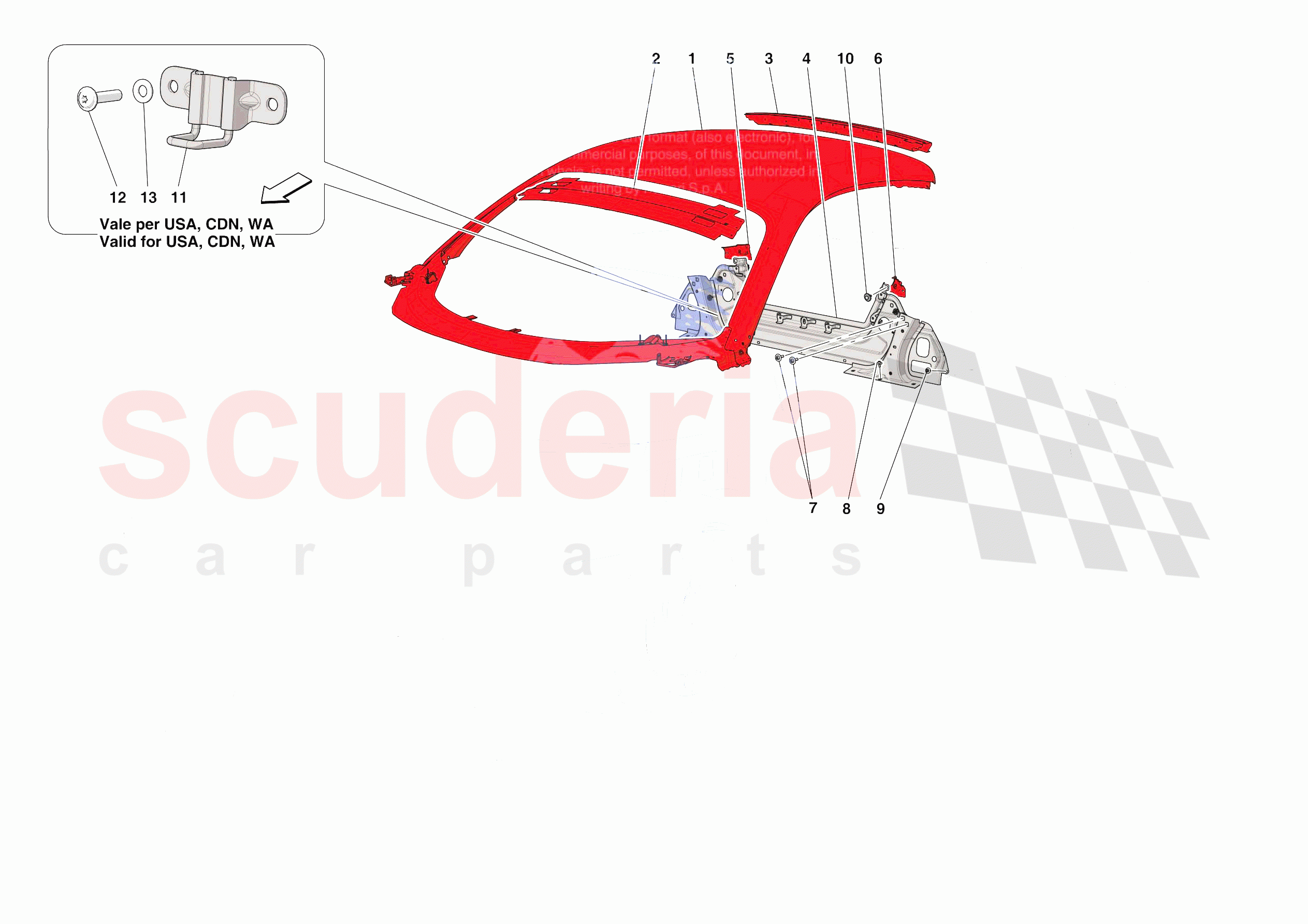 ROOF of Ferrari Ferrari SF90 XX Stradale USA
