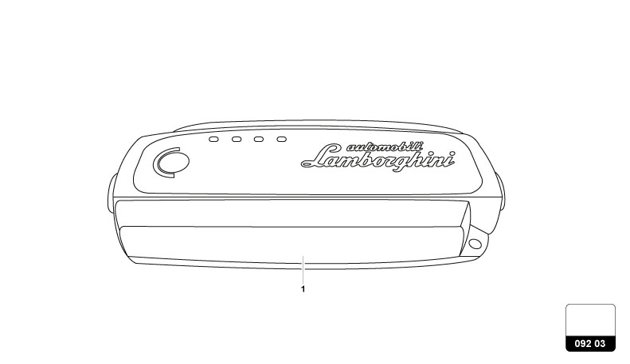 BATTERY CHARGER of Lamborghini Lamborghini REVUELTO REVUELTO COUPE'