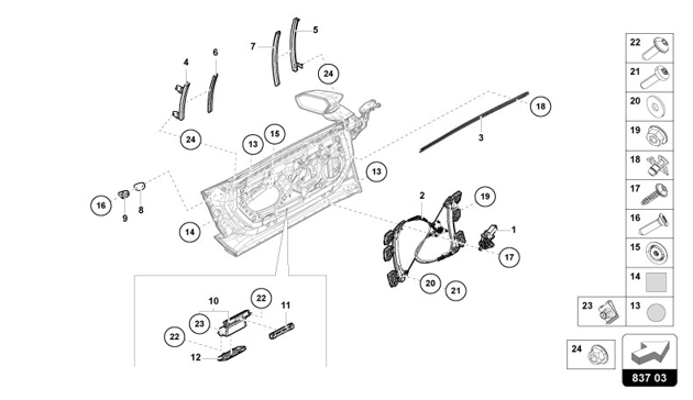 REGULATOR WITH MOTOR of Lamborghini Lamborghini REVUELTO REVUELTO COUPE'