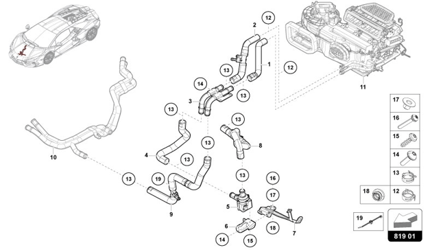 AIR COND. SYSTEM/ HEATING STANDARD of Lamborghini Lamborghini REVUELTO REVUELTO COUPE'