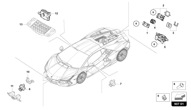 ENVIRONMENT CAMERA of Lamborghini Lamborghini REVUELTO REVUELTO COUPE'