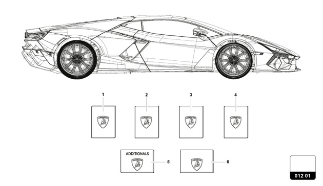 SET VEHICLE LITERATURE of Lamborghini Lamborghini REVUELTO REVUELTO COUPE'