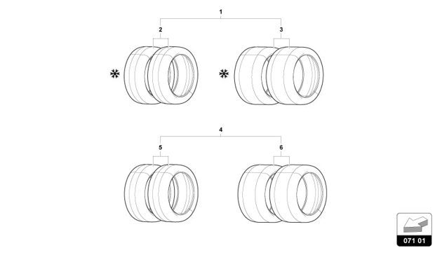 SET TYRES of Lamborghini Lamborghini REVUELTO REVUELTO COUPE'
