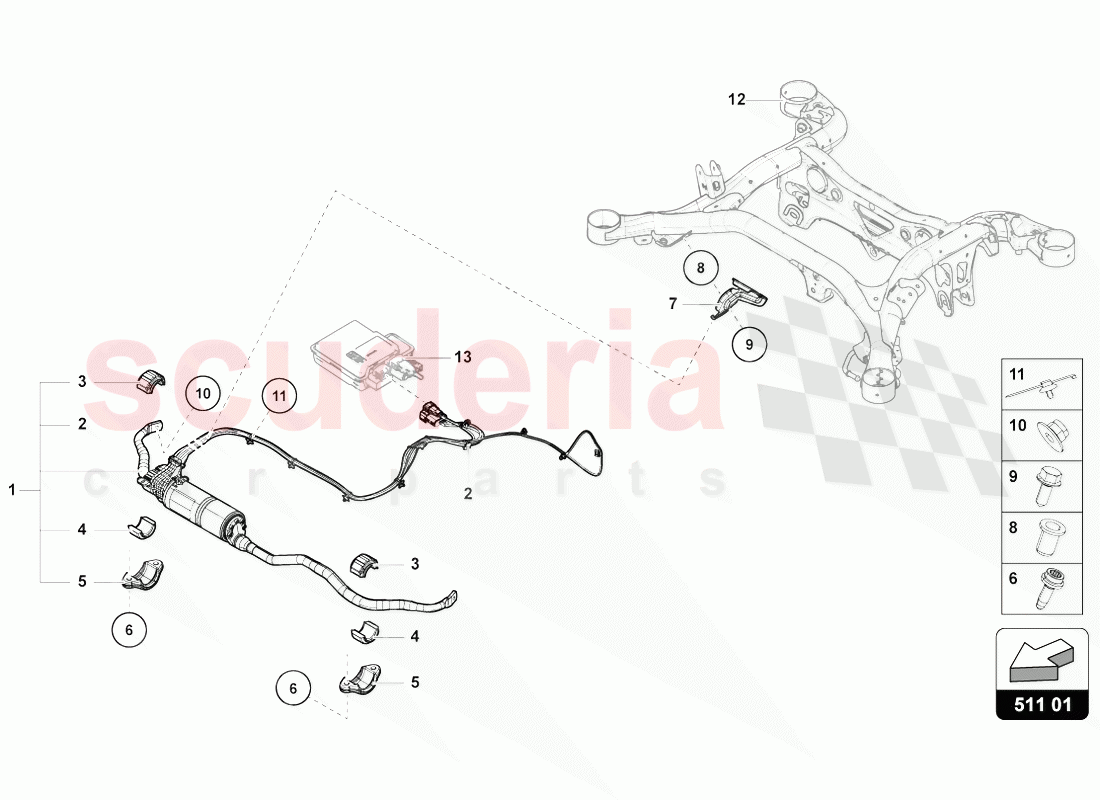 CONTROL UNIT FOR STABILISERS of Lamborghini Lamborghini Urus (2018-2019)