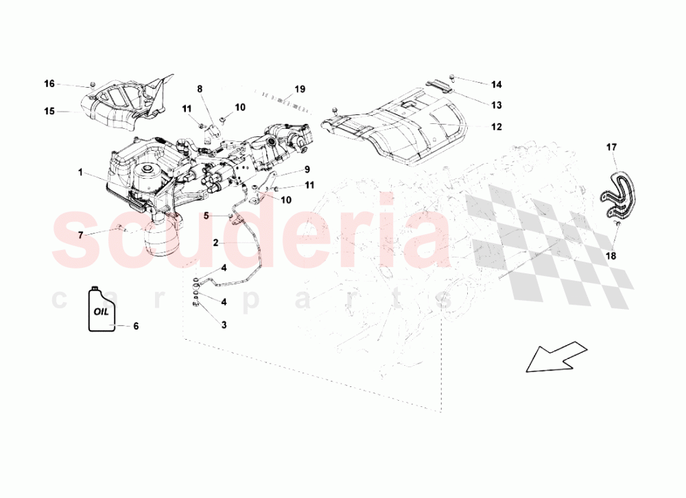 E-Gear Valves Group 1 of Lamborghini Lamborghini Gallardo LP560 Spyder