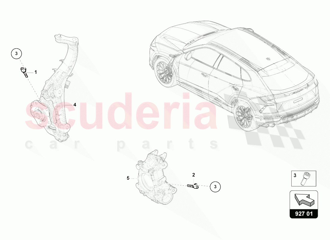 SPEED SENSOR of Lamborghini Lamborghini Urus (2018-2019)