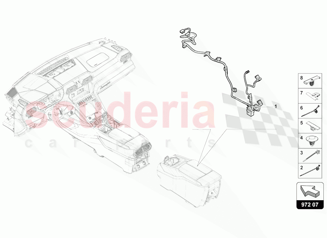 WIRE SET of Lamborghini Lamborghini Urus (2018-2019)
