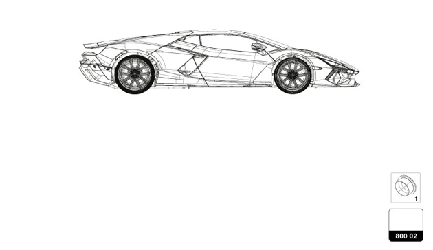 REPAIR KIT of Lamborghini Lamborghini REVUELTO REVUELTO COUPE'