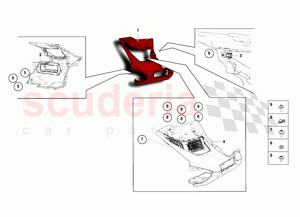 Dashboard 2 of Lamborghini Lamborghini Aventador LP700 Coupe