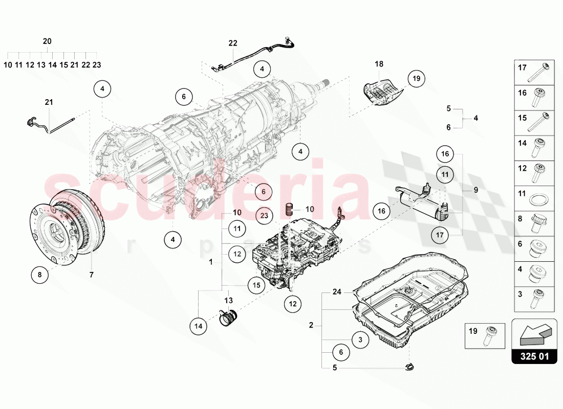 MECHATRONIC WITH SOFTWARE of Lamborghini Lamborghini Urus (2018-2019)