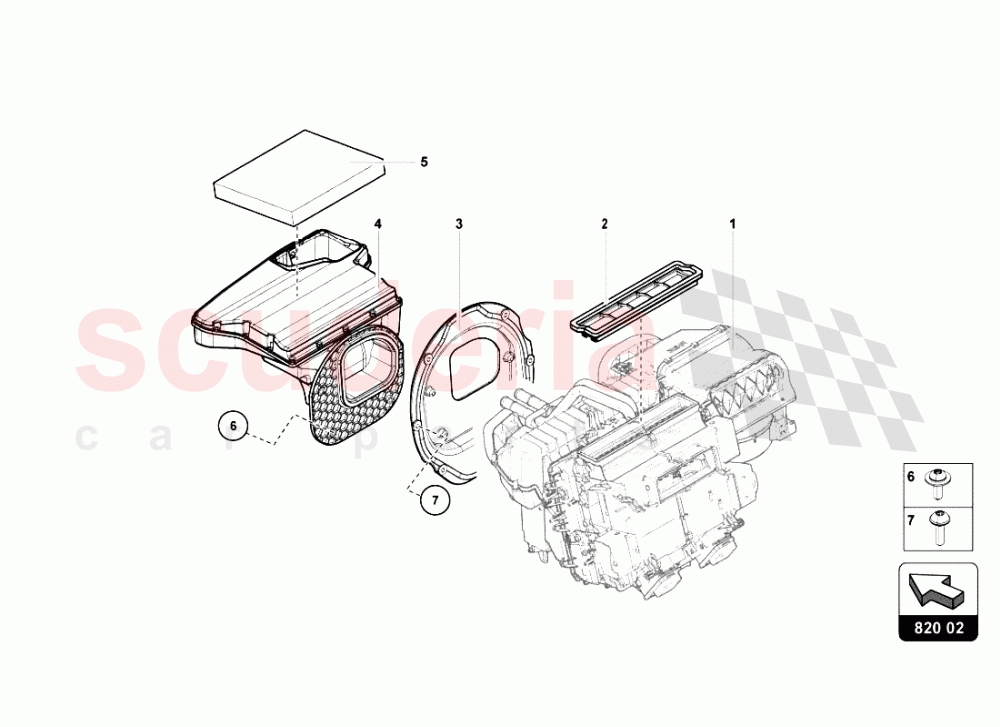 Air Conditioning System 6 of Lamborghini Lamborghini Aventador LP700 Coupe