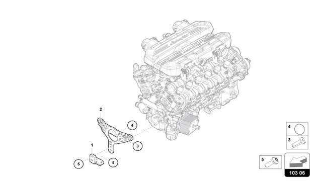 SET FOR BASE ENGINE of Lamborghini Lamborghini REVUELTO REVUELTO COUPE'