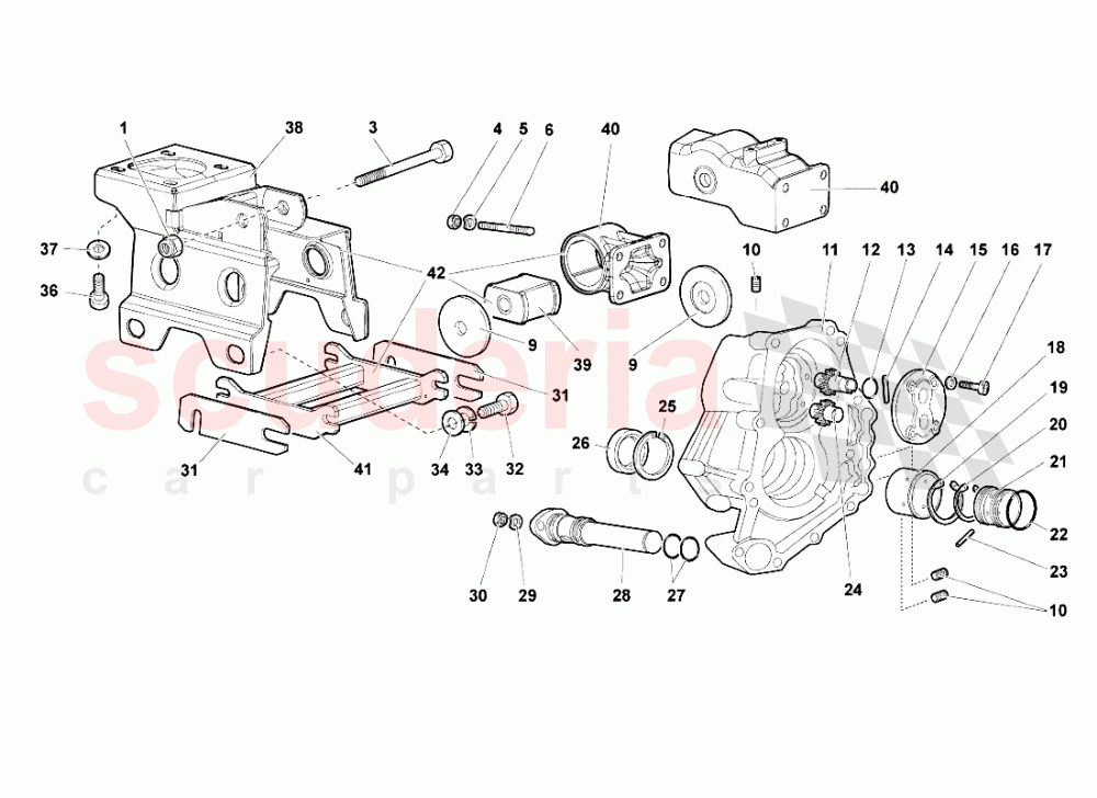 GEARBOX OIL PUMP of Lamborghini Lamborghini Murcielago