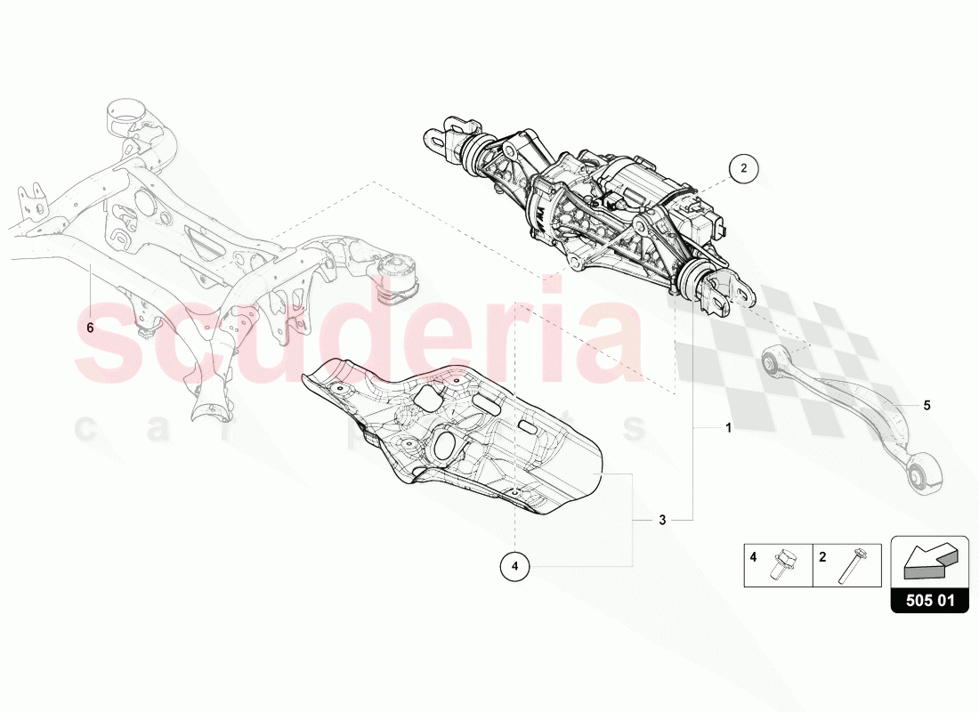 STEERING GEAR of Lamborghini Lamborghini Urus (2018-2019)